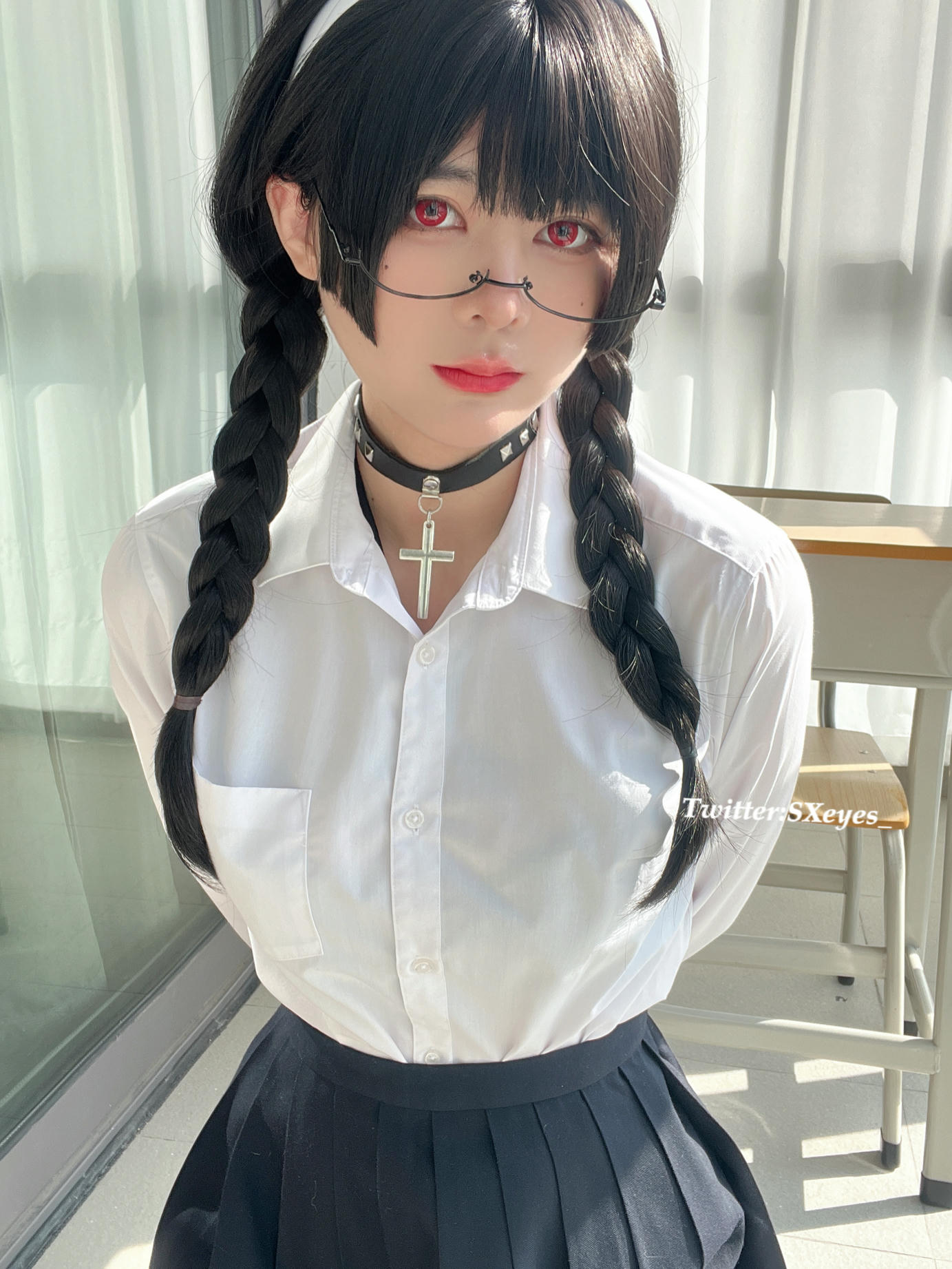 眼酱大魔王w NO.051 2022年11月合集 (6套) [41P 3V 404MB]-2022-11-26 おとなしい子 [8P]_第1集