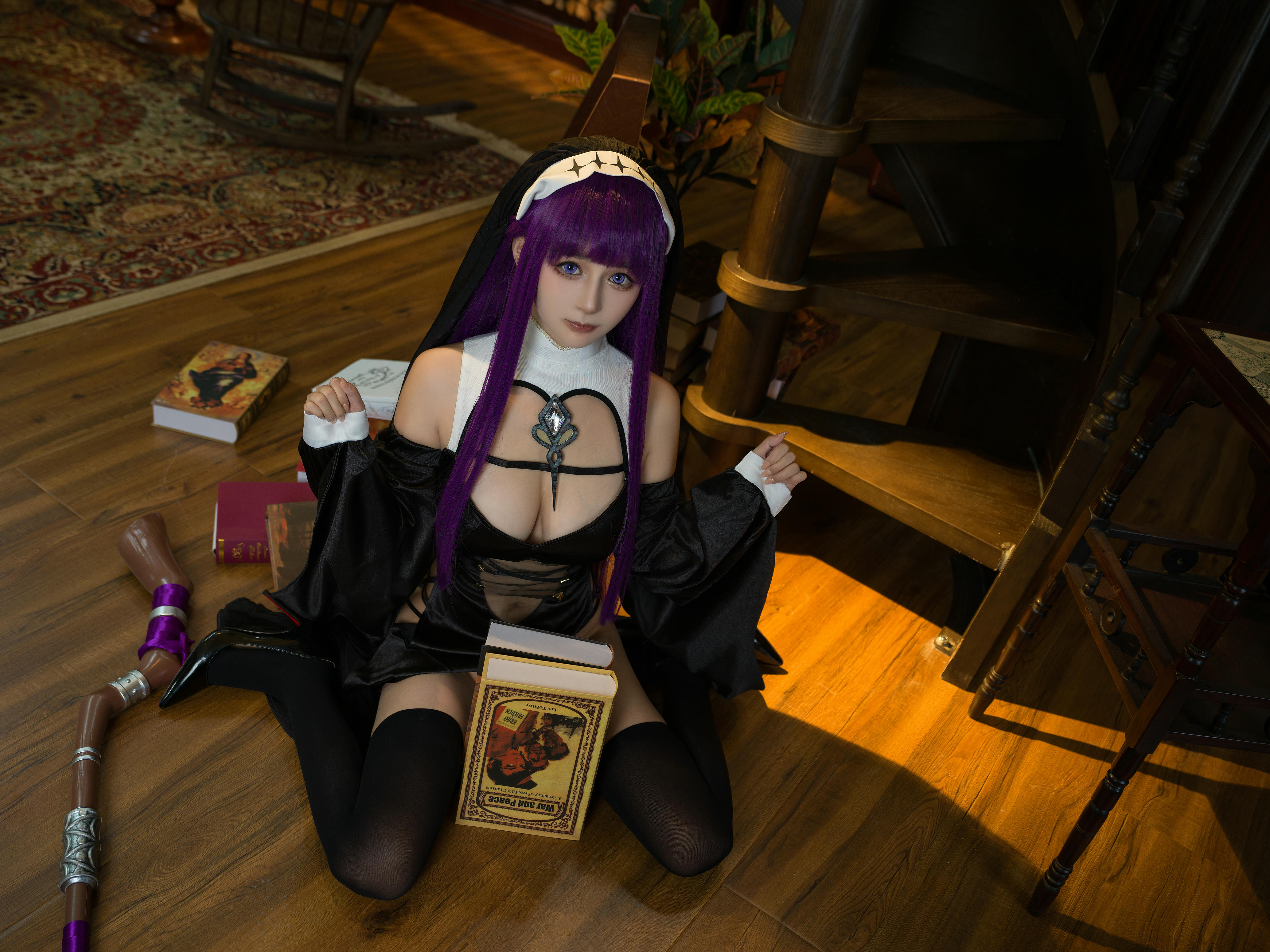 樱井宁宁-桜井宁宁 NO.134 葬送的芙莉莲 黑菲伦 [88P-3.95GB]_第1集