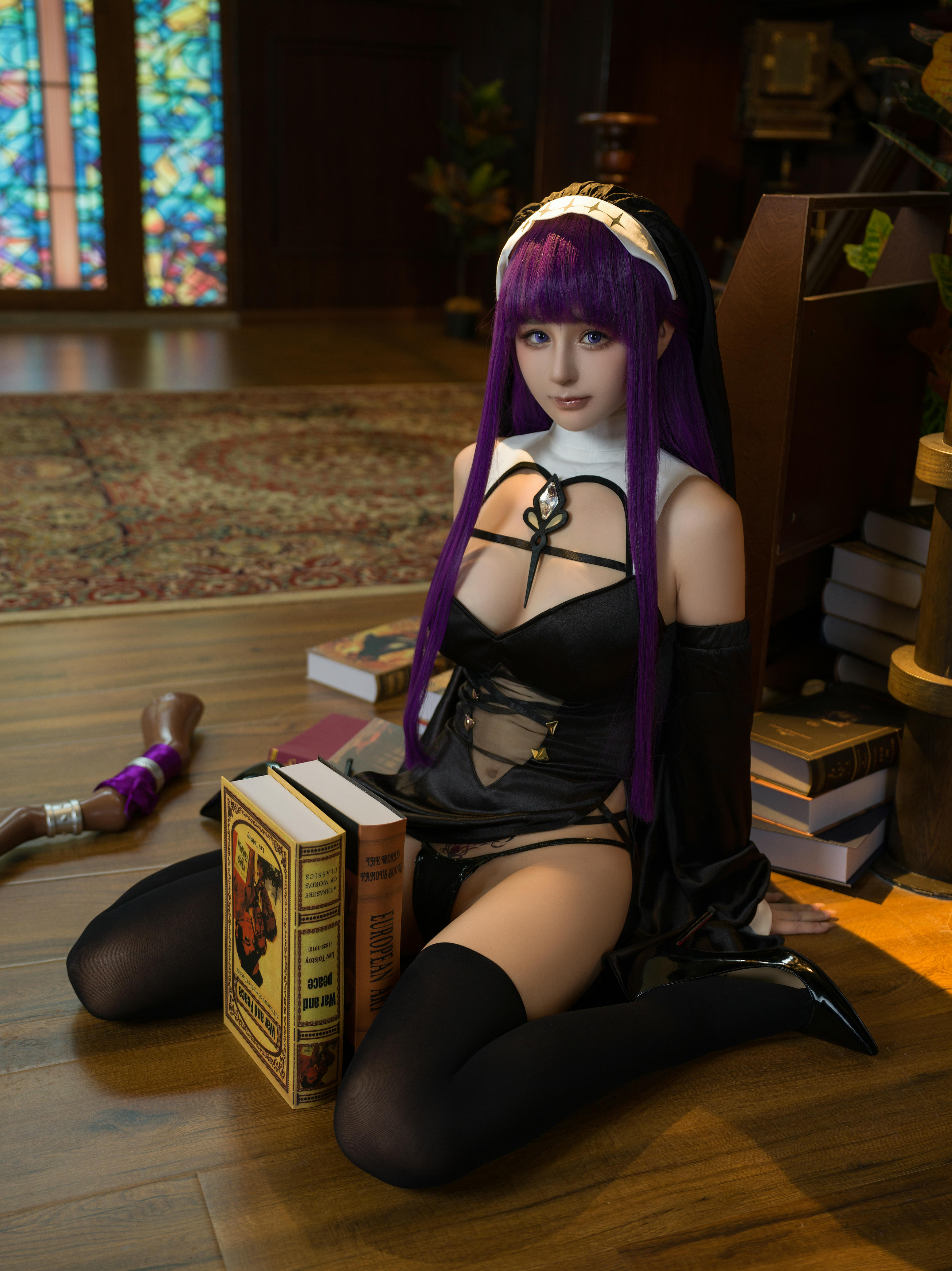 樱井宁宁-桜井宁宁 NO.134 葬送的芙莉莲 黑菲伦 [88P-3.95GB]_第1集