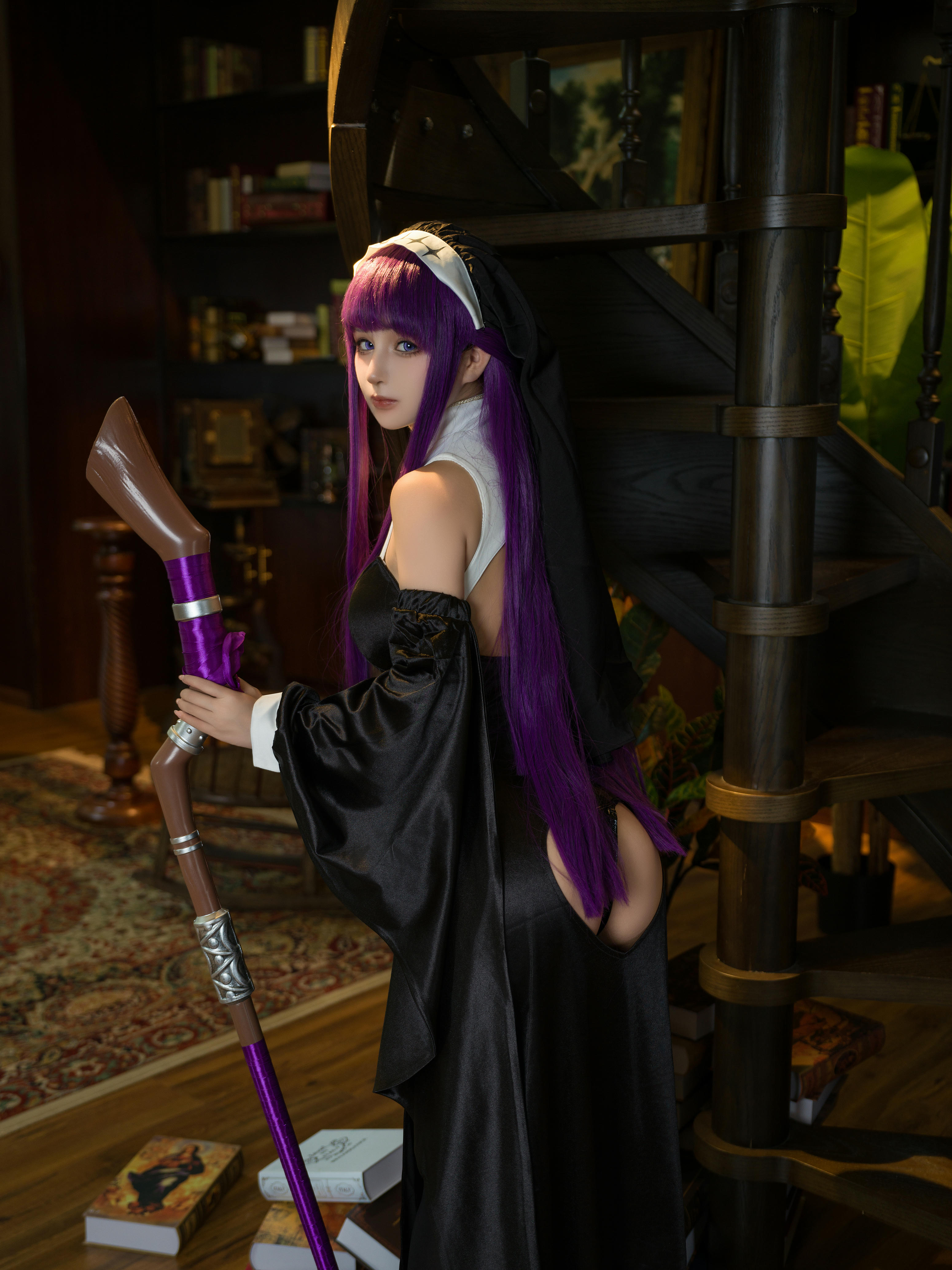 樱井宁宁-桜井宁宁 NO.134 葬送的芙莉莲 黑菲伦 [88P-3.95GB]_第1集