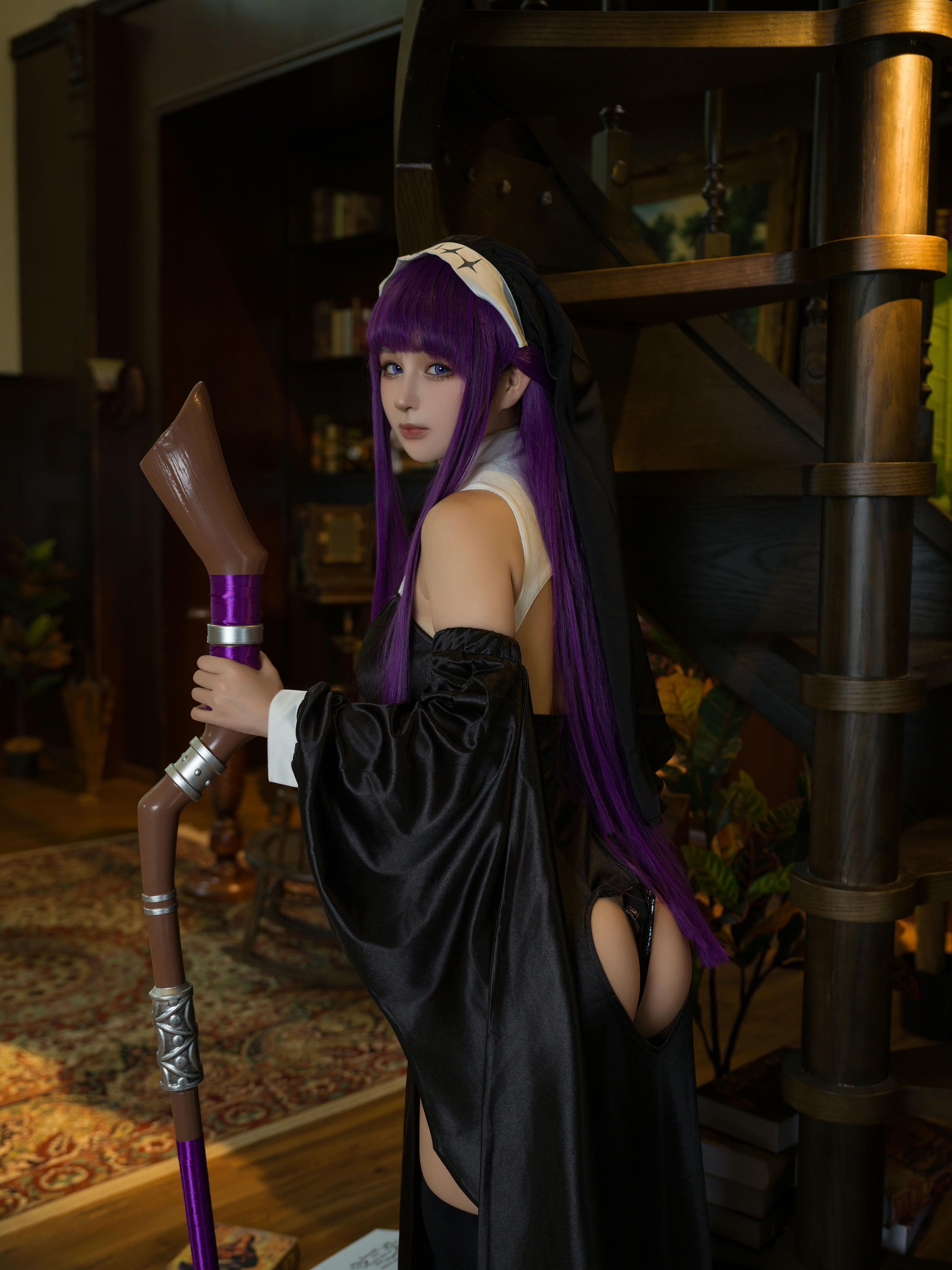 樱井宁宁-桜井宁宁 NO.134 葬送的芙莉莲 黑菲伦 [88P-3.95GB]_第1集