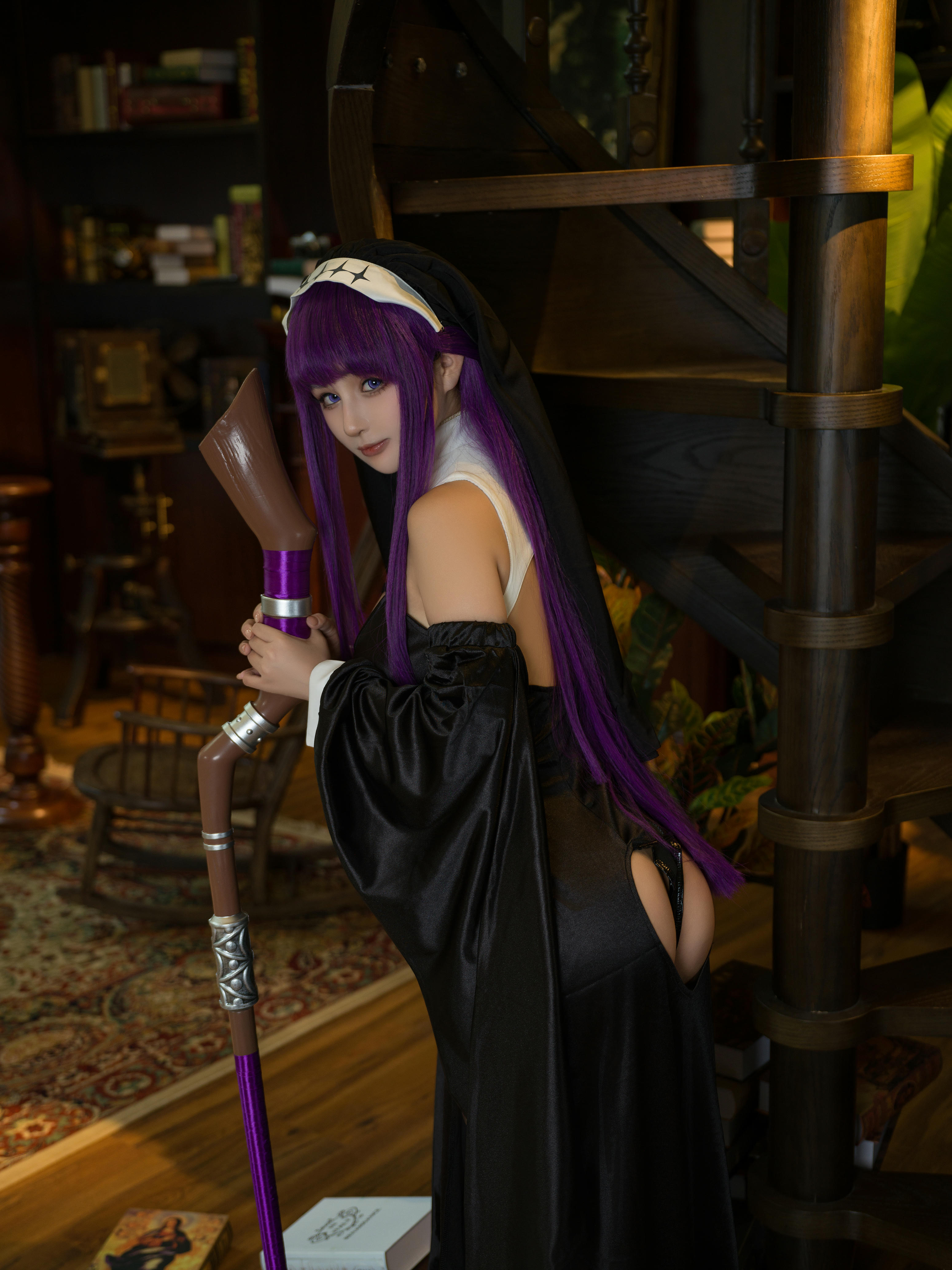 樱井宁宁-桜井宁宁 NO.134 葬送的芙莉莲 黑菲伦 [88P-3.95GB]_第1集