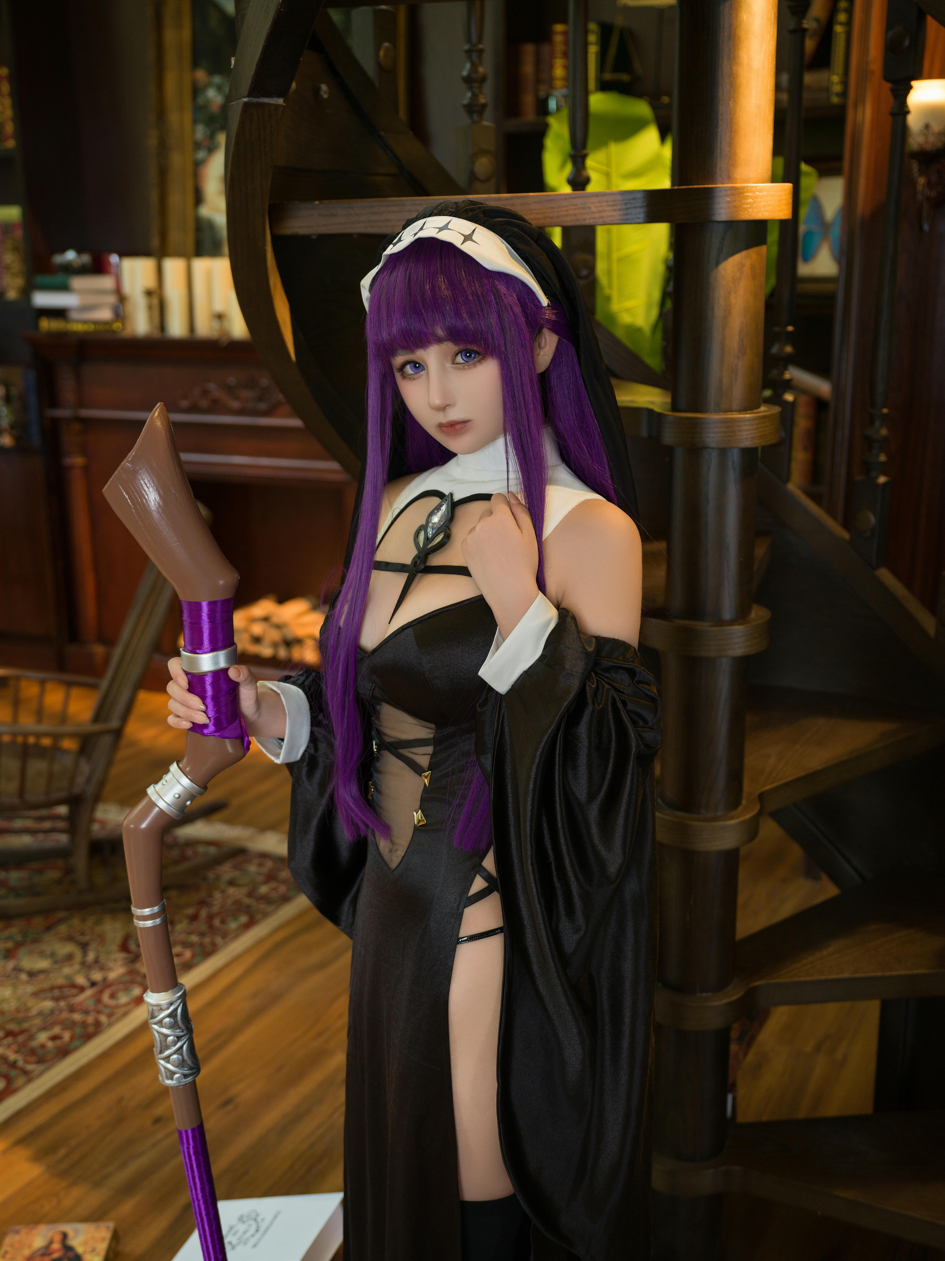 樱井宁宁-桜井宁宁 NO.134 葬送的芙莉莲 黑菲伦 [88P-3.95GB]_第1集