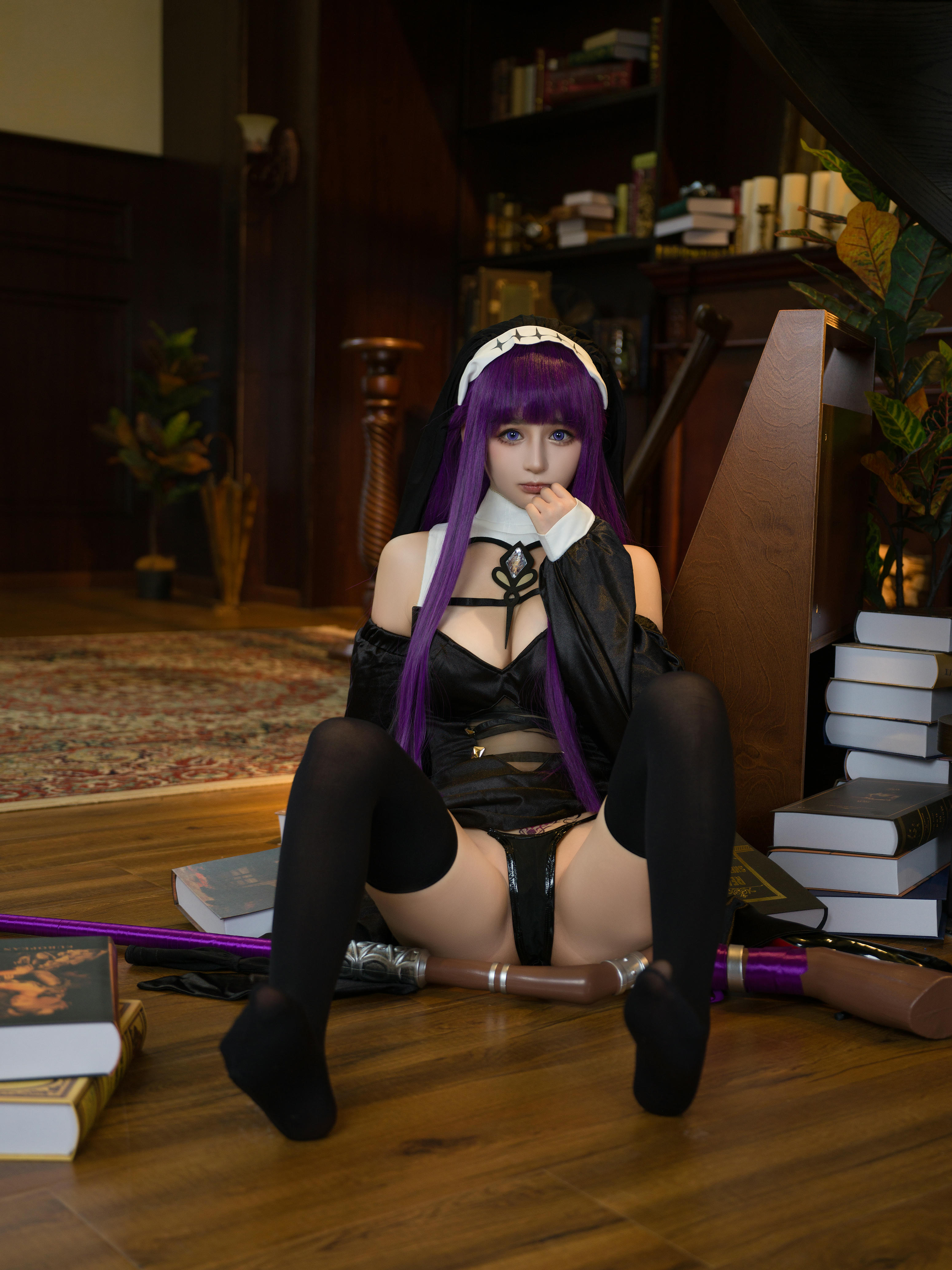 樱井宁宁-桜井宁宁 NO.134 葬送的芙莉莲 黑菲伦 [88P-3.95GB]_第2集