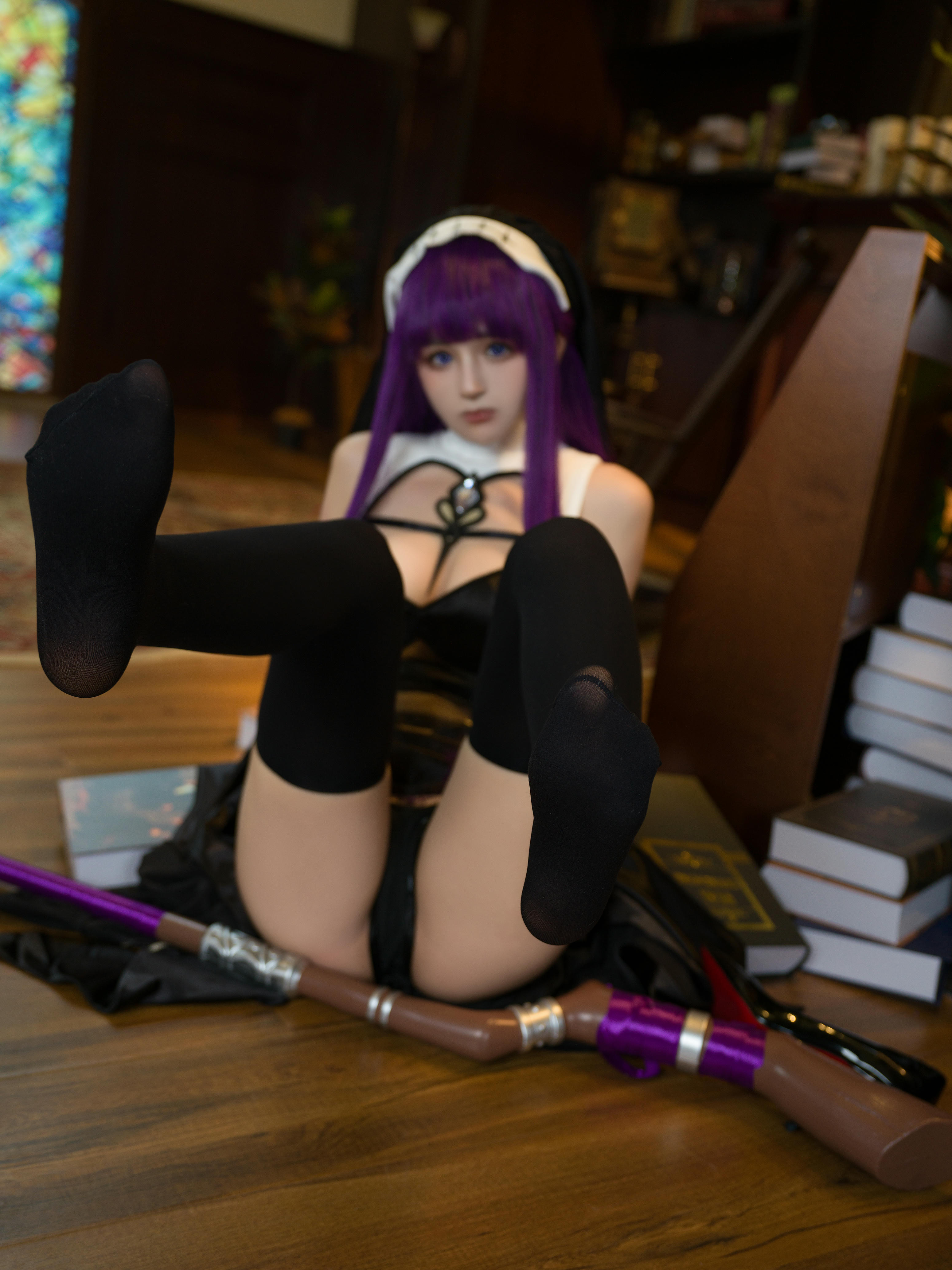 樱井宁宁-桜井宁宁 NO.134 葬送的芙莉莲 黑菲伦 [88P-3.95GB]_第2集