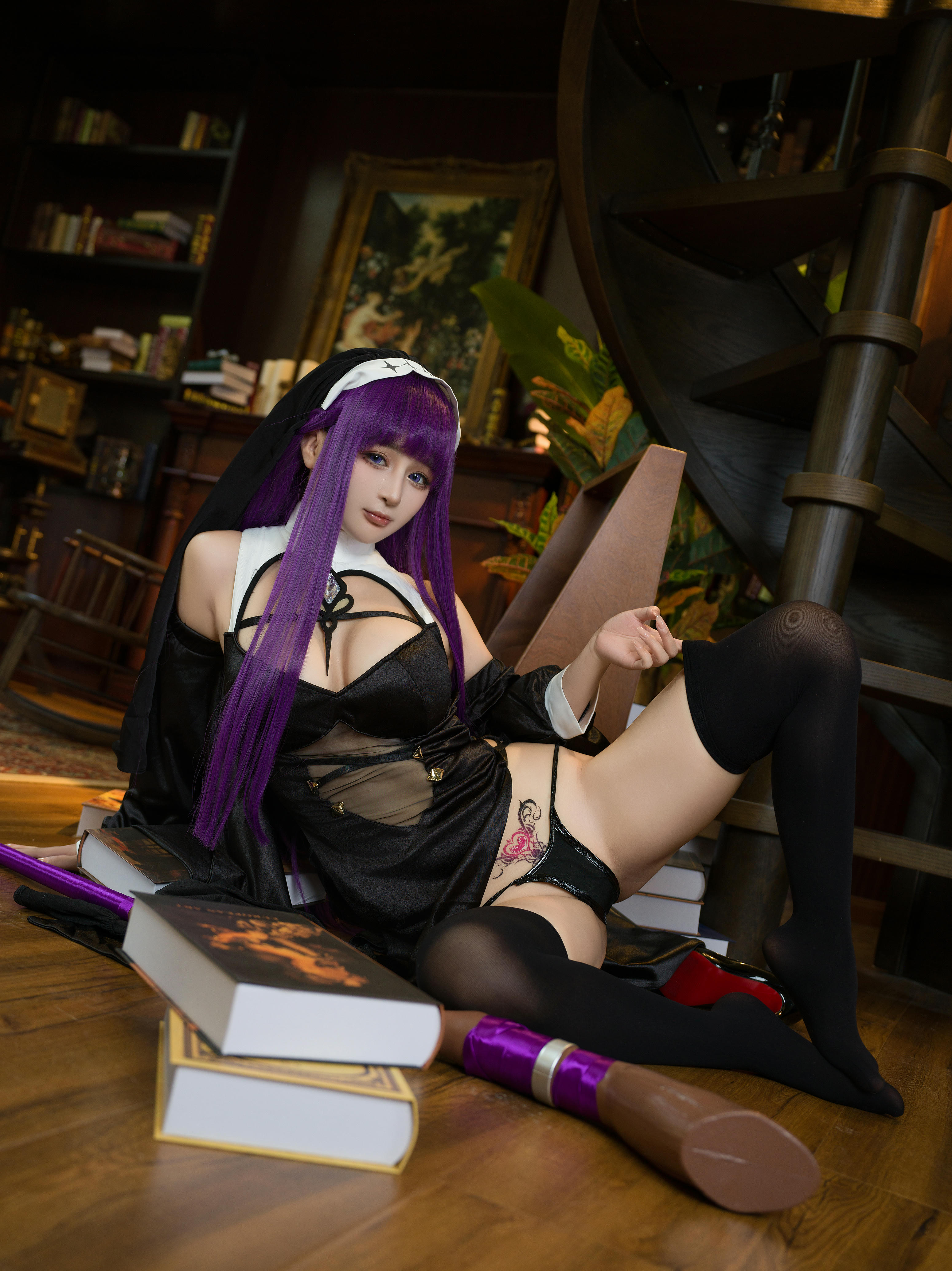 樱井宁宁-桜井宁宁 NO.134 葬送的芙莉莲 黑菲伦 [88P-3.95GB]_第2集