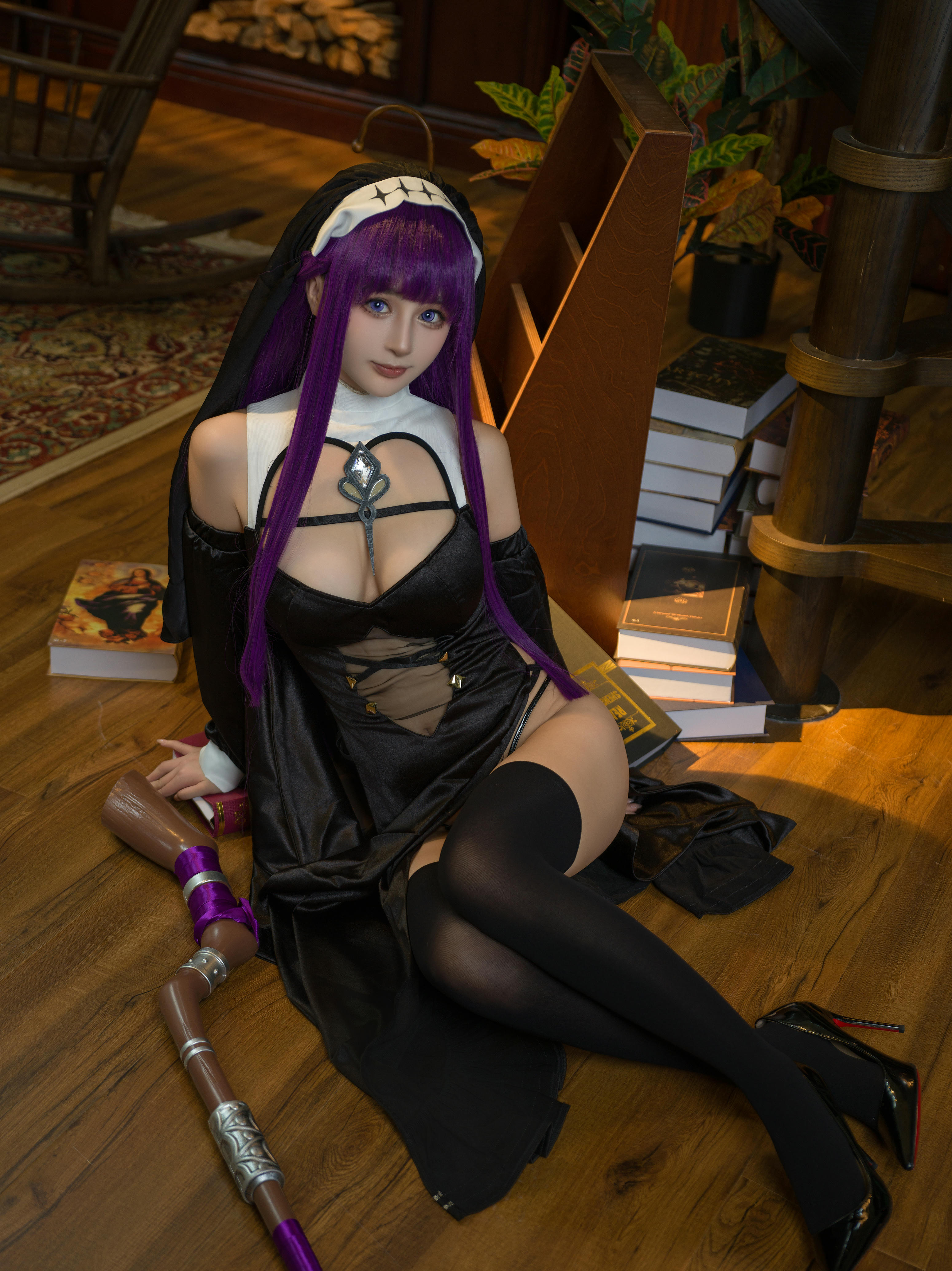 樱井宁宁-桜井宁宁 NO.134 葬送的芙莉莲 黑菲伦 [88P-3.95GB]_第1集