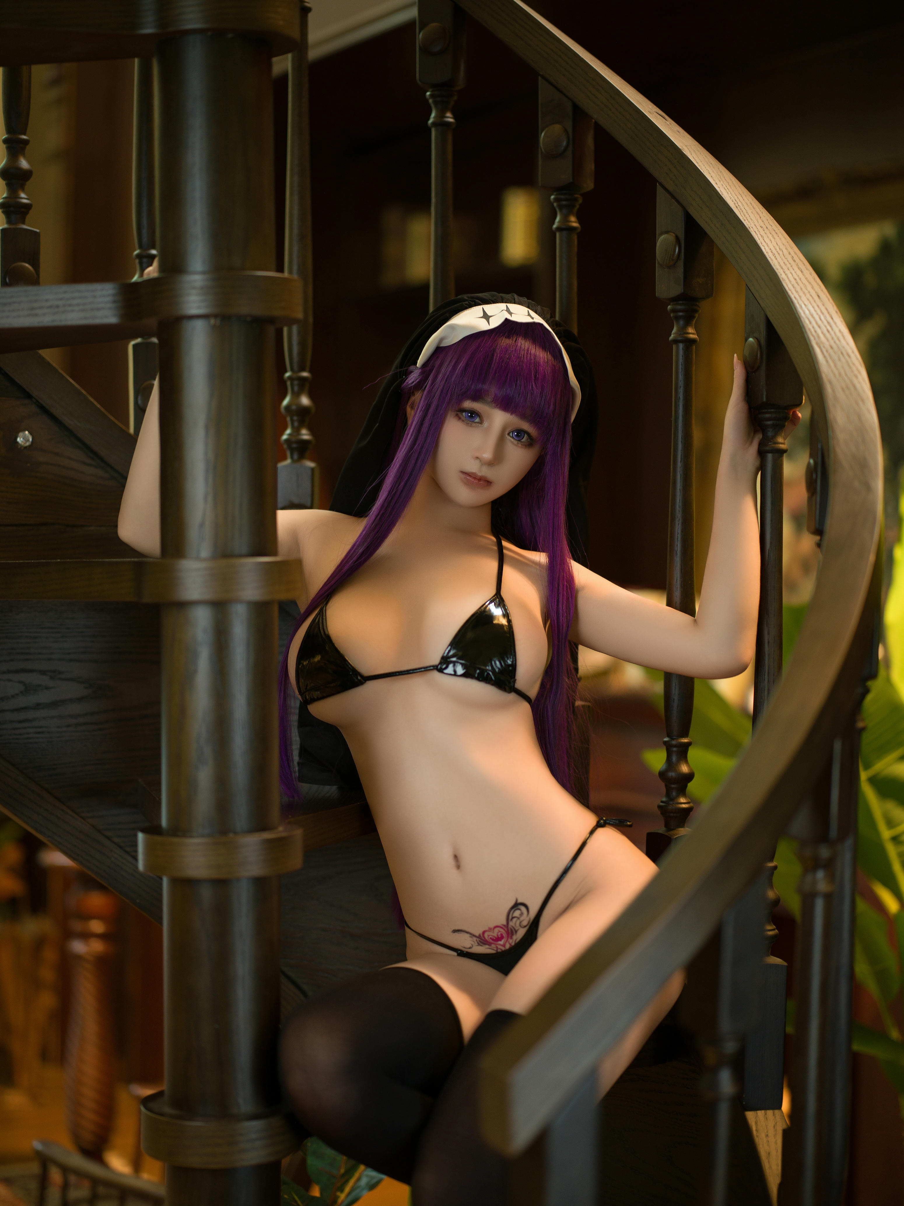 樱井宁宁-桜井宁宁 NO.134 葬送的芙莉莲 黑菲伦 [88P-3.95GB]_第4集