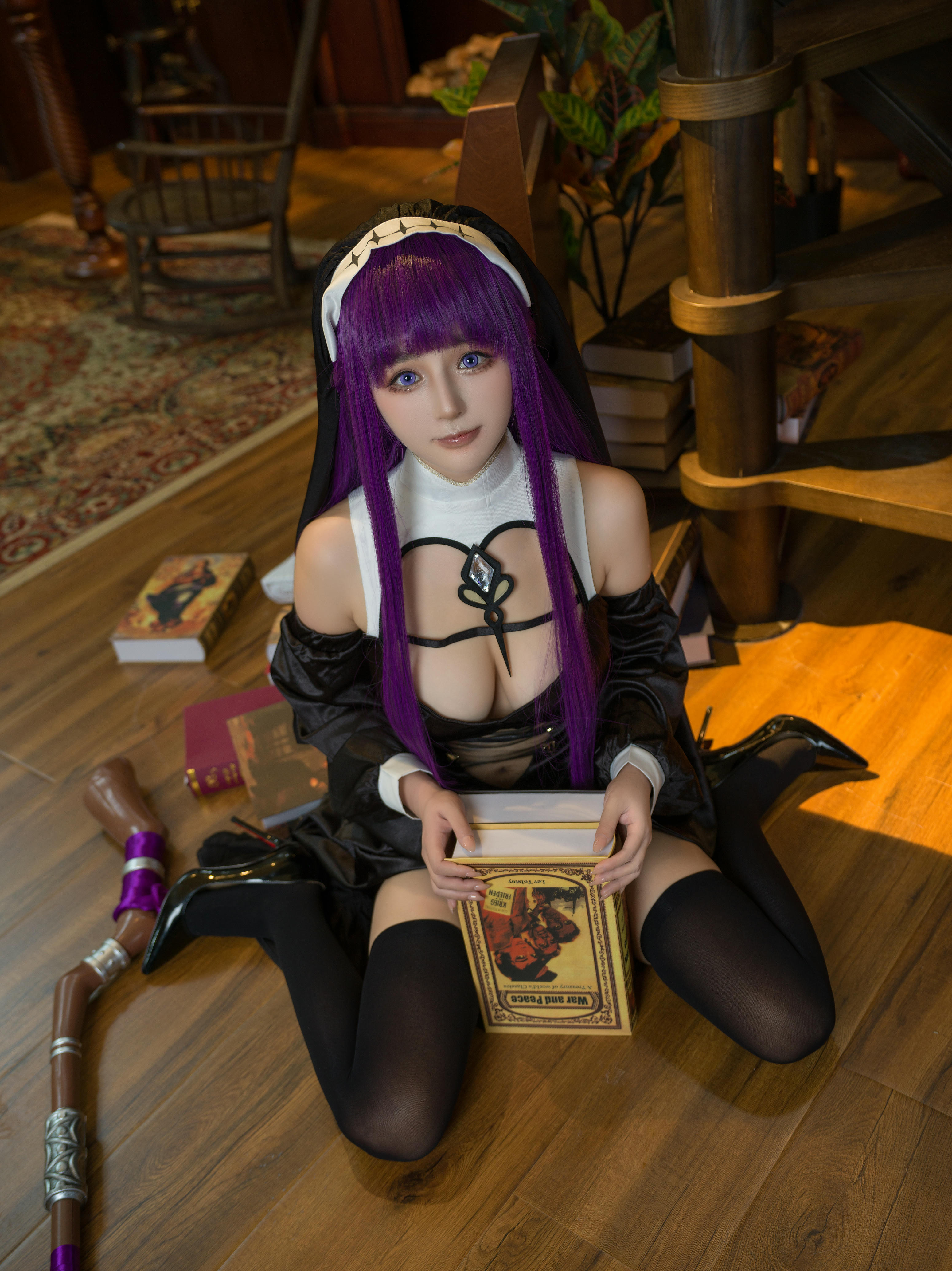 樱井宁宁-桜井宁宁 NO.134 葬送的芙莉莲 黑菲伦 [88P-3.95GB]_第1集