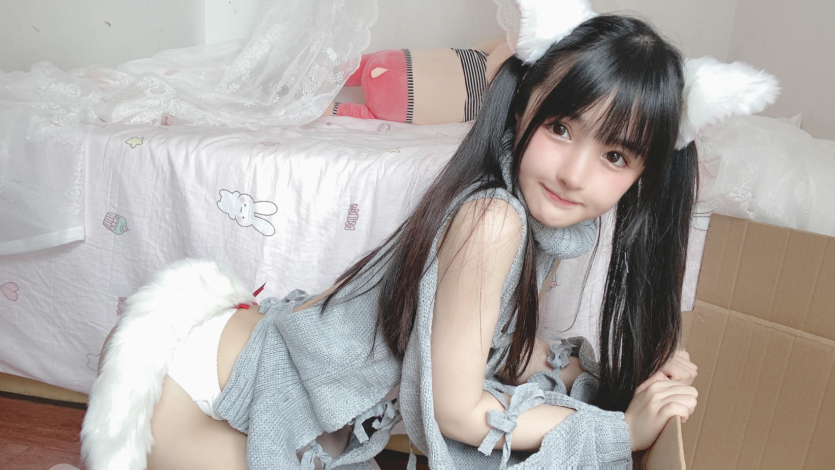 樱井宁宁-桜井宁宁 NO.016 白い猫ちゃん [50P1V-113MB]_第1集