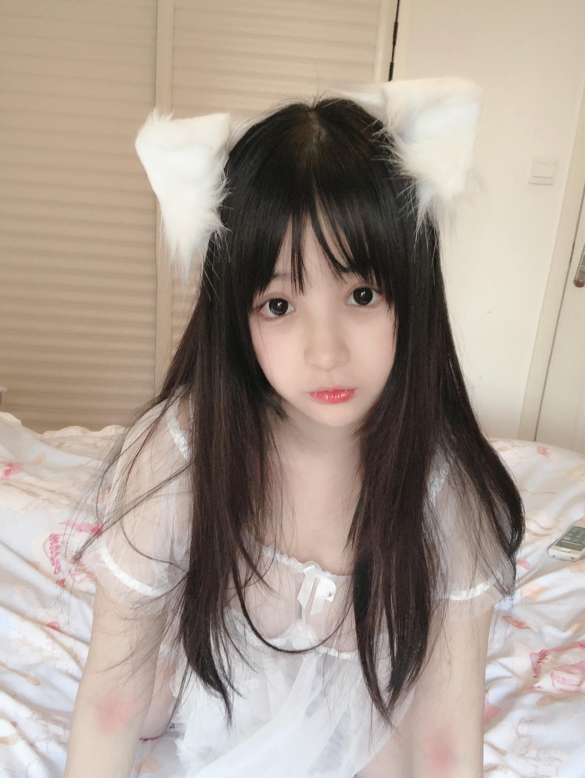 樱井宁宁-桜井宁宁 NO.023 小白猫 蕾丝内衣 [31P-34MB]_第1集