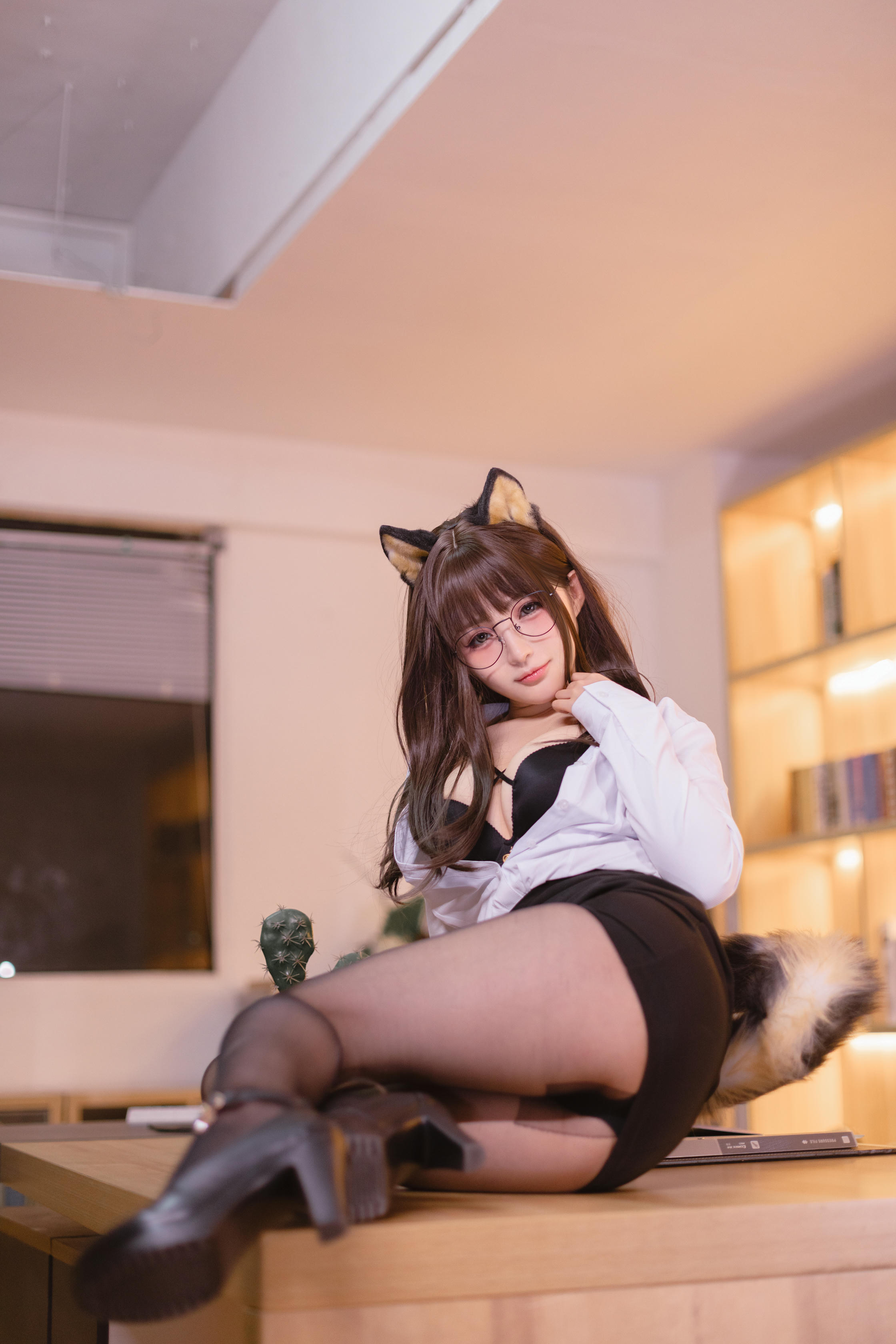 樱井宁宁-桜井宁宁 NO.039 柴犬秘书 [58P 1.2GB]_第2集