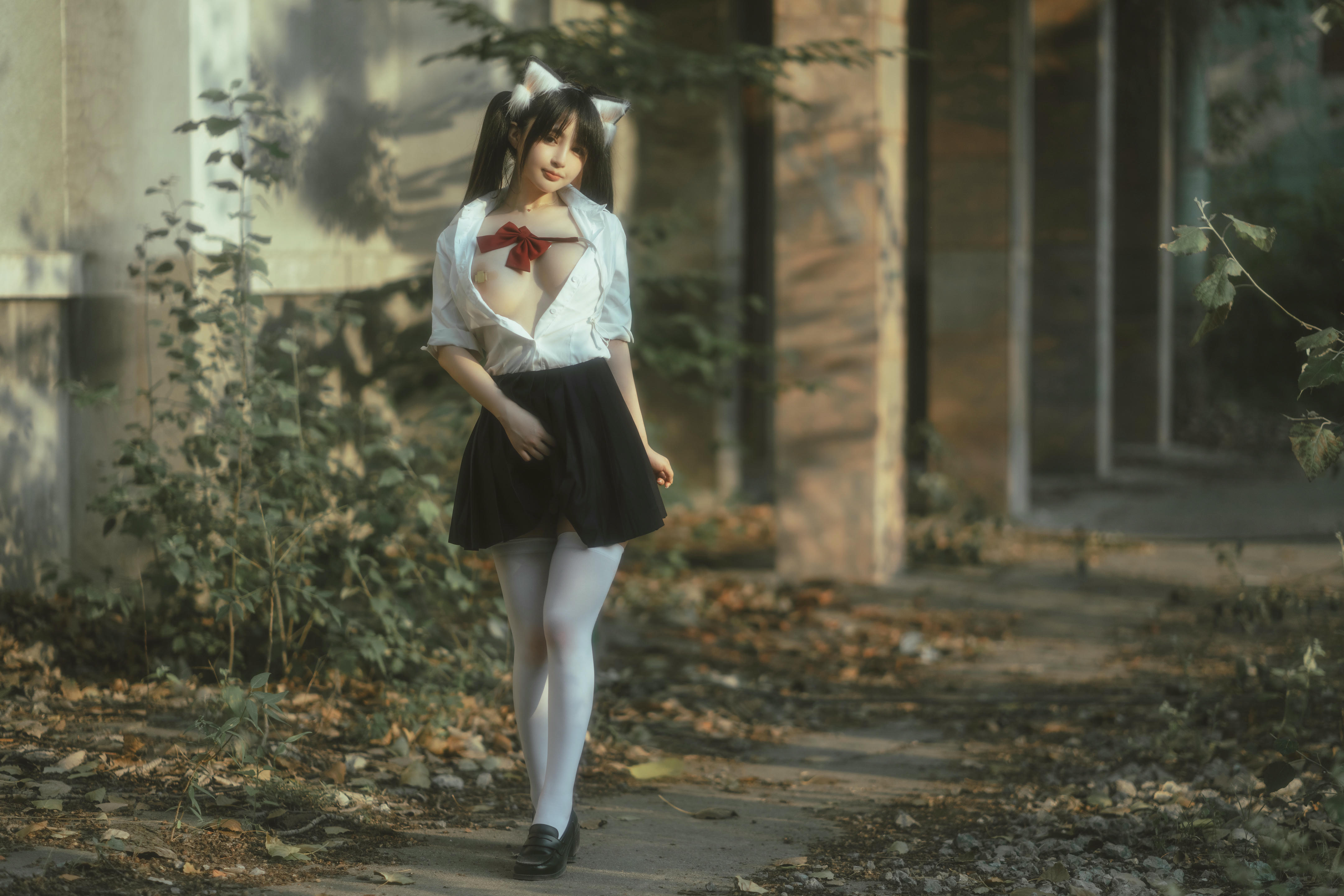 樱井宁宁-桜井宁宁 NO.055 废墟jk [74P 1.73GB]_第1集