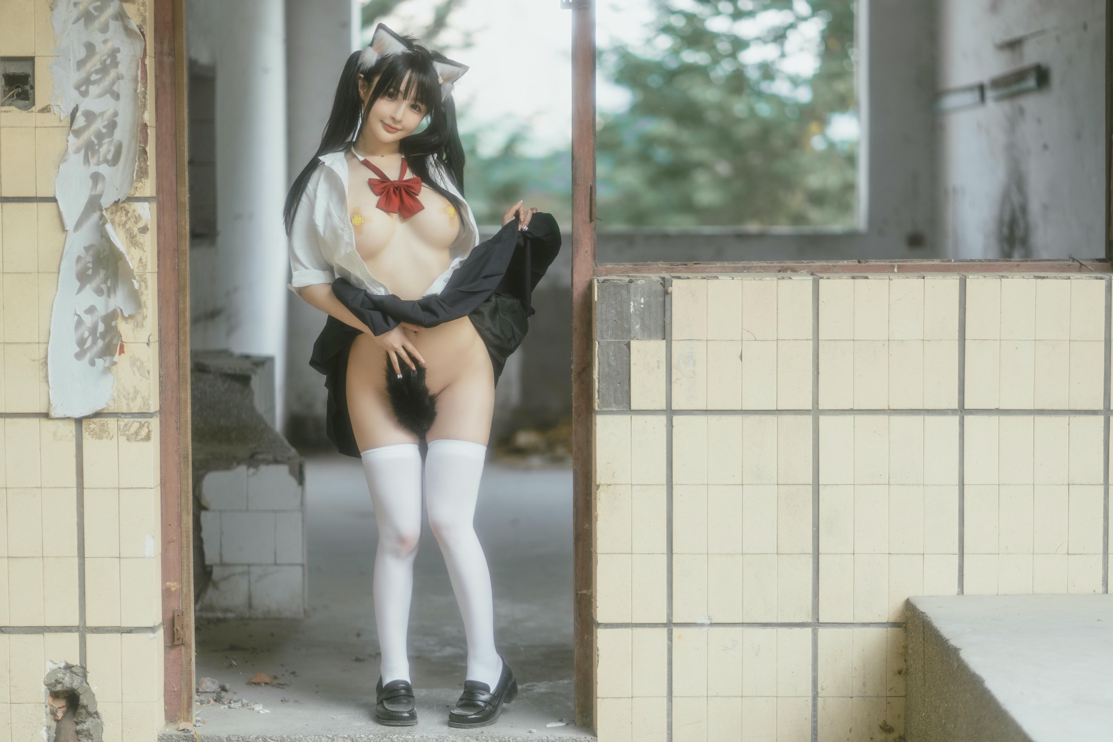 樱井宁宁-桜井宁宁 NO.055 废墟jk [74P 1.73GB]_第2集