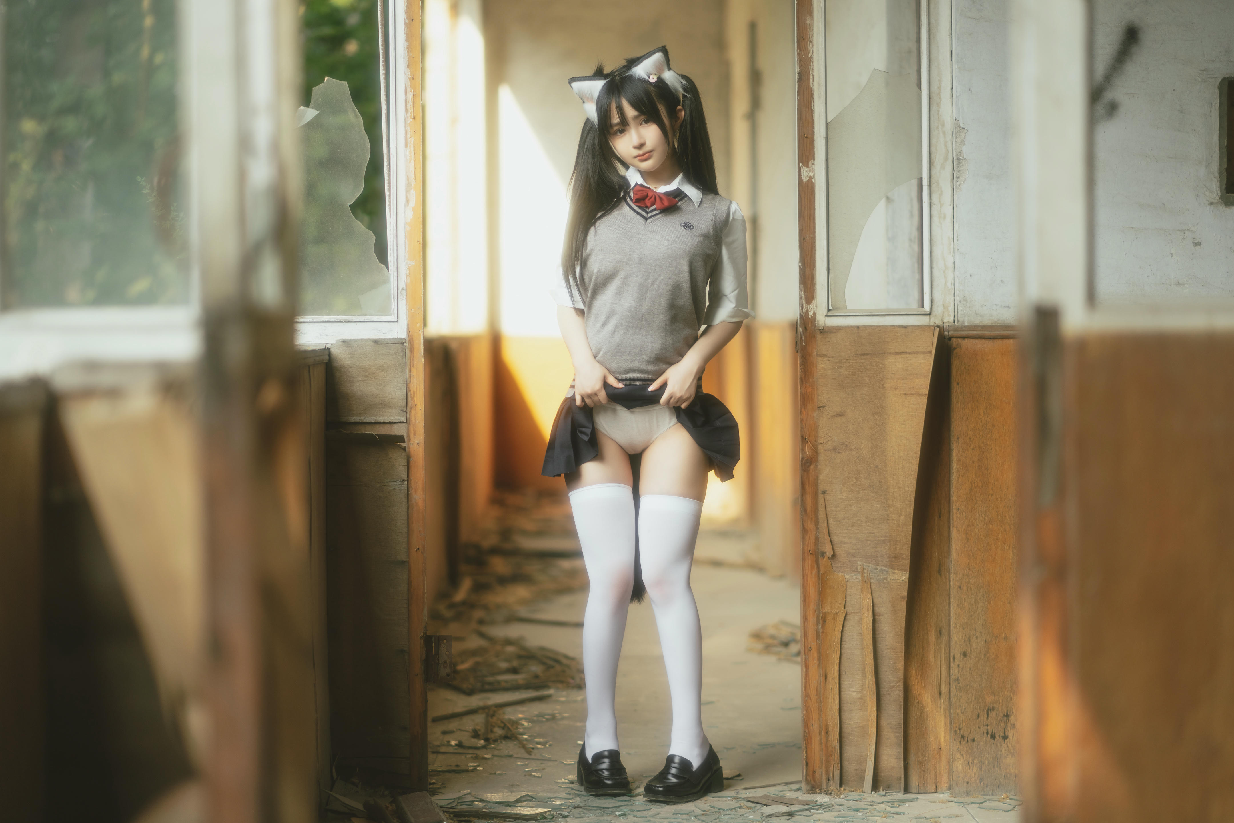 樱井宁宁-桜井宁宁 NO.055 废墟jk [74P 1.73GB]_第1集