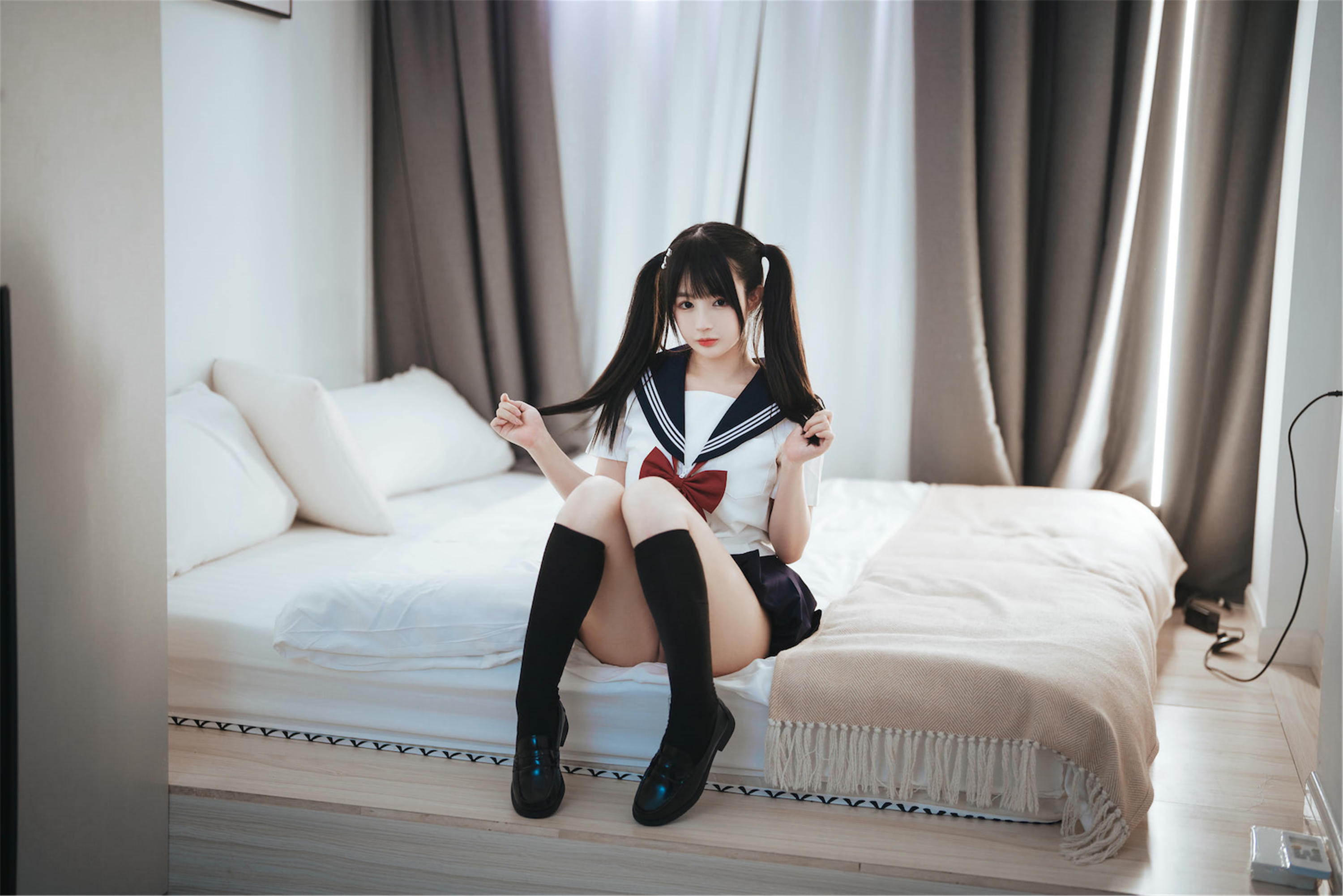 樱井宁宁-桜井宁宁 NO.067 双马尾JK [65P 443MB]_第2集