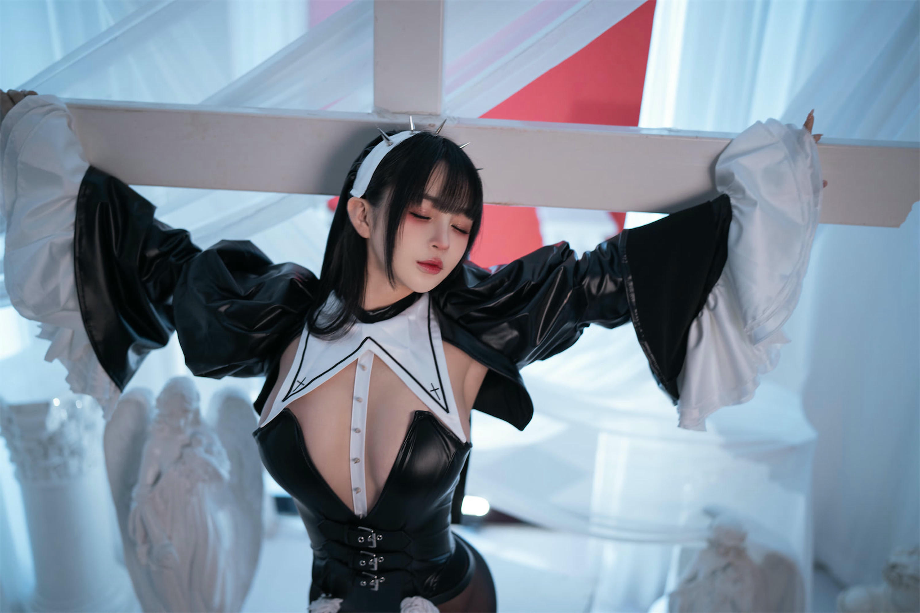 樱井宁宁-桜井宁宁 NO.081 皮衣修女 [60P 459MB]_第1集