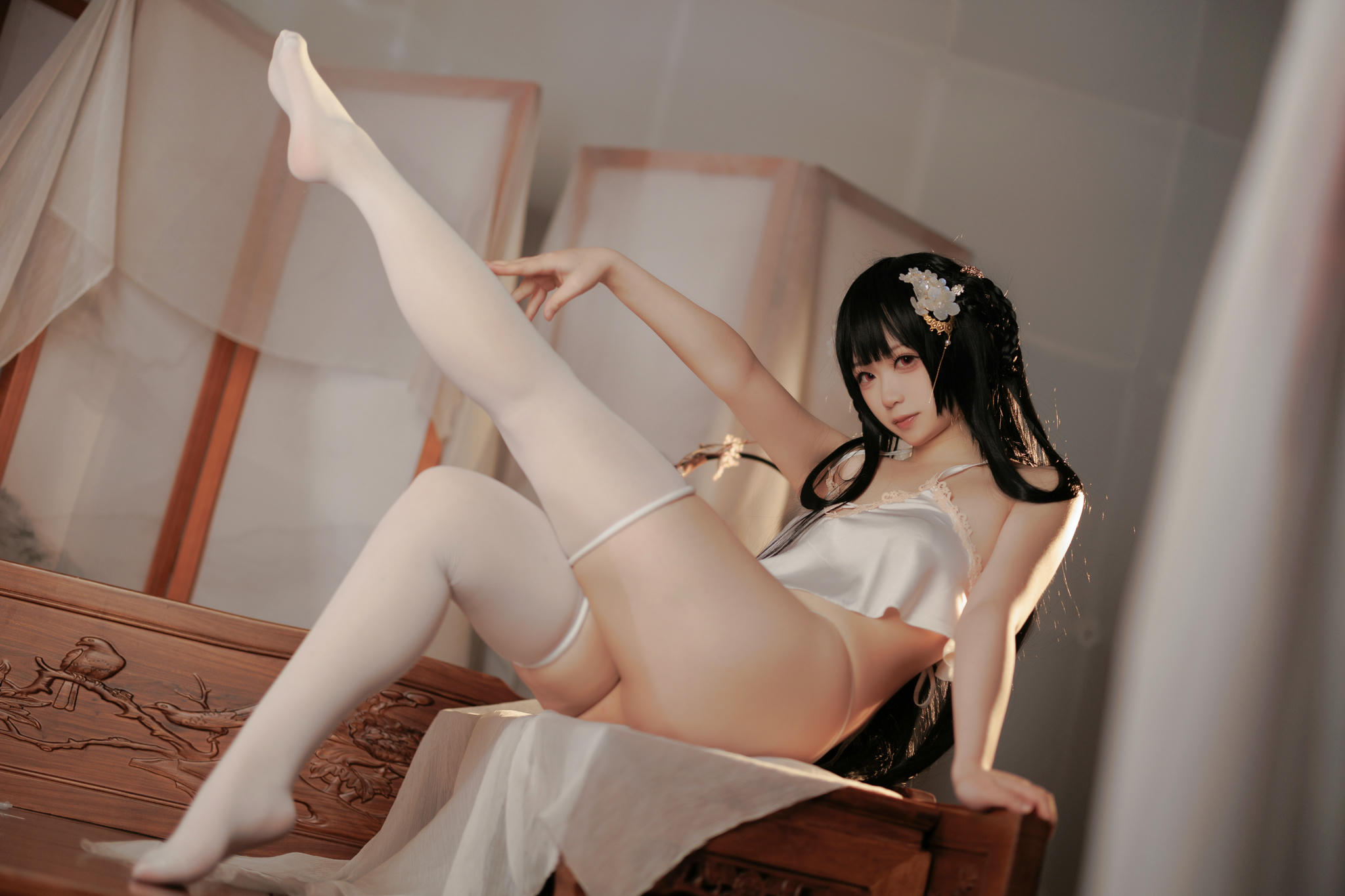 樱落酱w NO.028 逸仙膏脂凝肤 [31P 252MB]_第2集