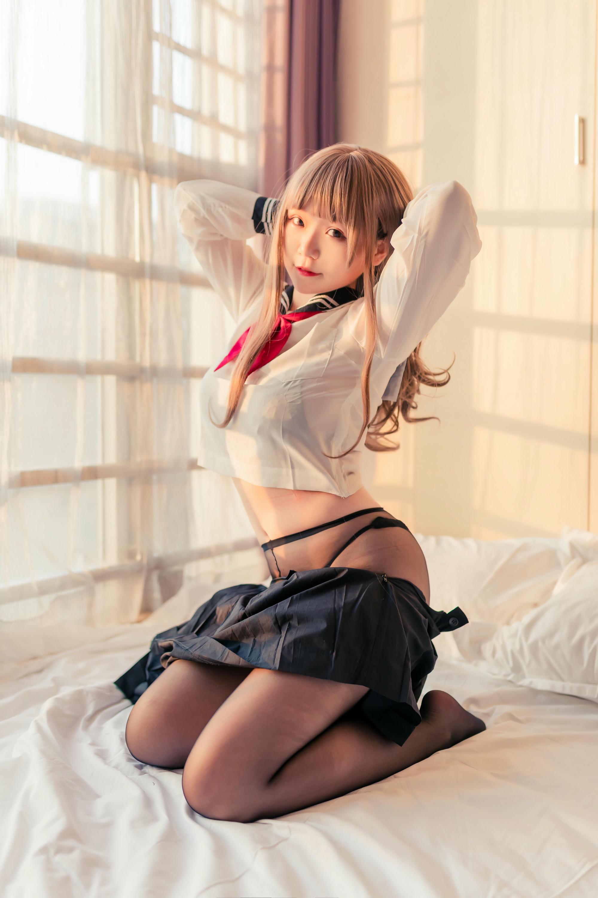 Yoko宅夏 NO.015 水手服黑丝 [30P-201MB]_第1集