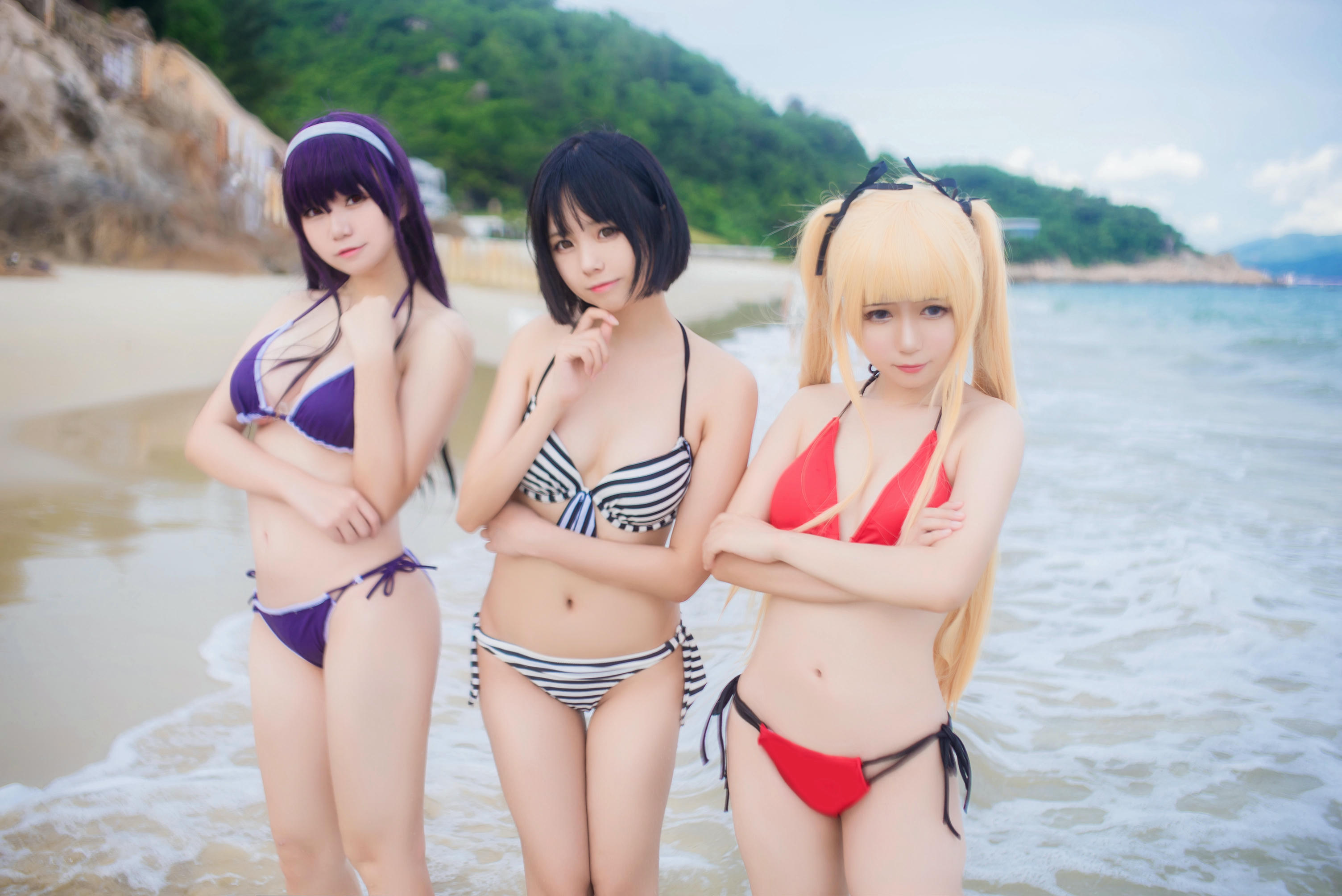 Yoko宅夏 NO.027 Yoko宅夏&白金Saki&小野妹子w 路人女主的养成方法 [77P 460MB]_第3集