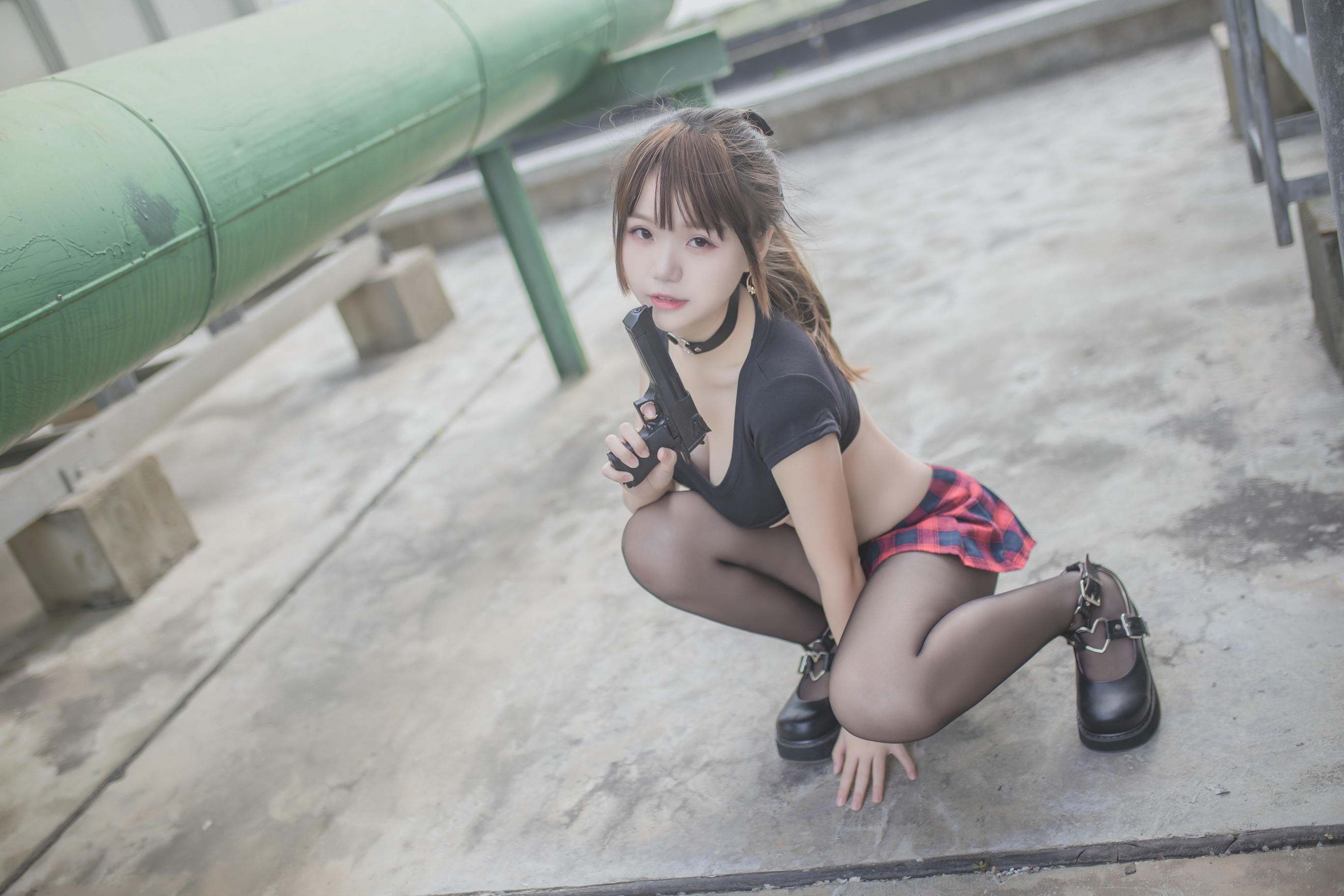 Yoko宅夏 NO.004 红色格子 [32P-188MB]_第2集