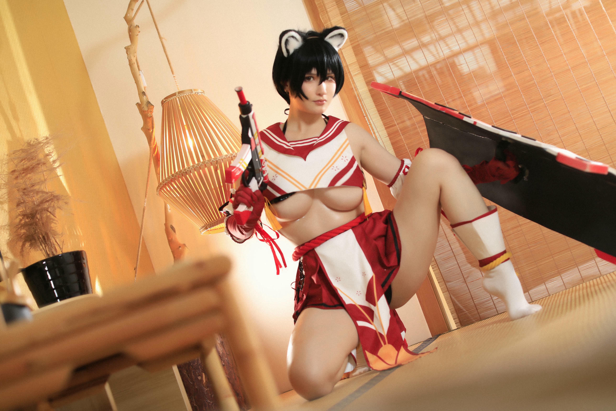 前羽_rr NO.011 碧蓝档案 春日椿 [33P／35MB]_第1集