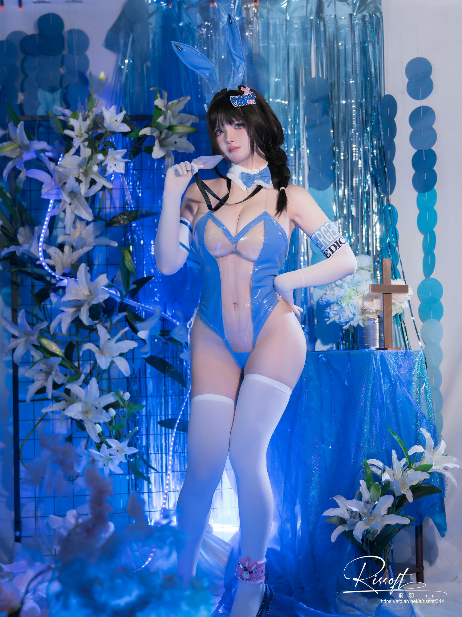 前羽_rr NO.022  メアリー梅里 バニーガールver NIKKE [58P4V 170MB]_第1集