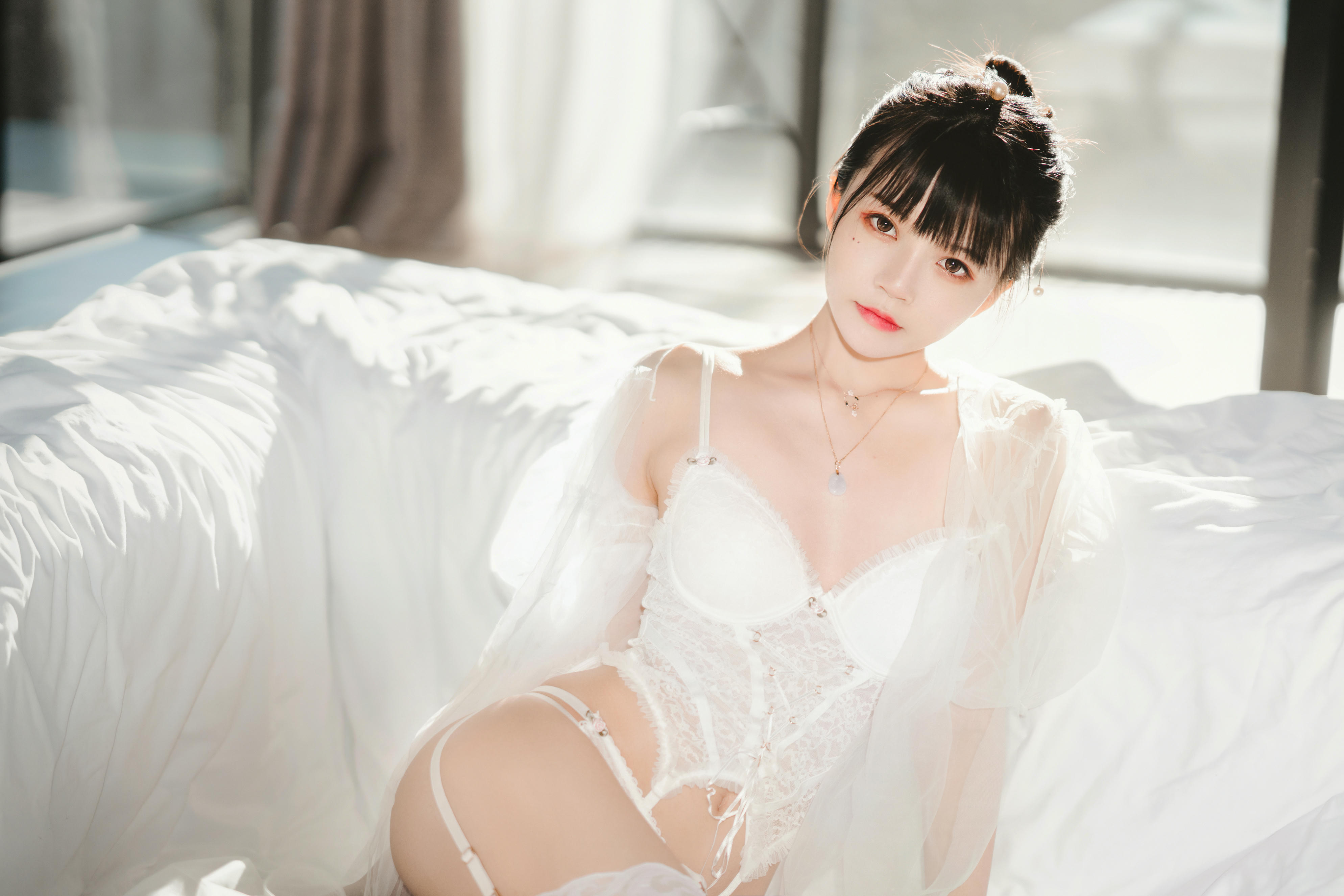 桜桃喵 NO.096 白纱糖01 [40P-601MB]_第1集