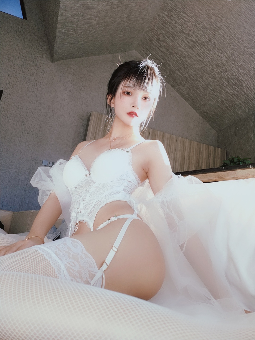 桜桃喵 NO.096 白纱糖01 [40P-601MB]-白纱糖-自拍5p_第1集