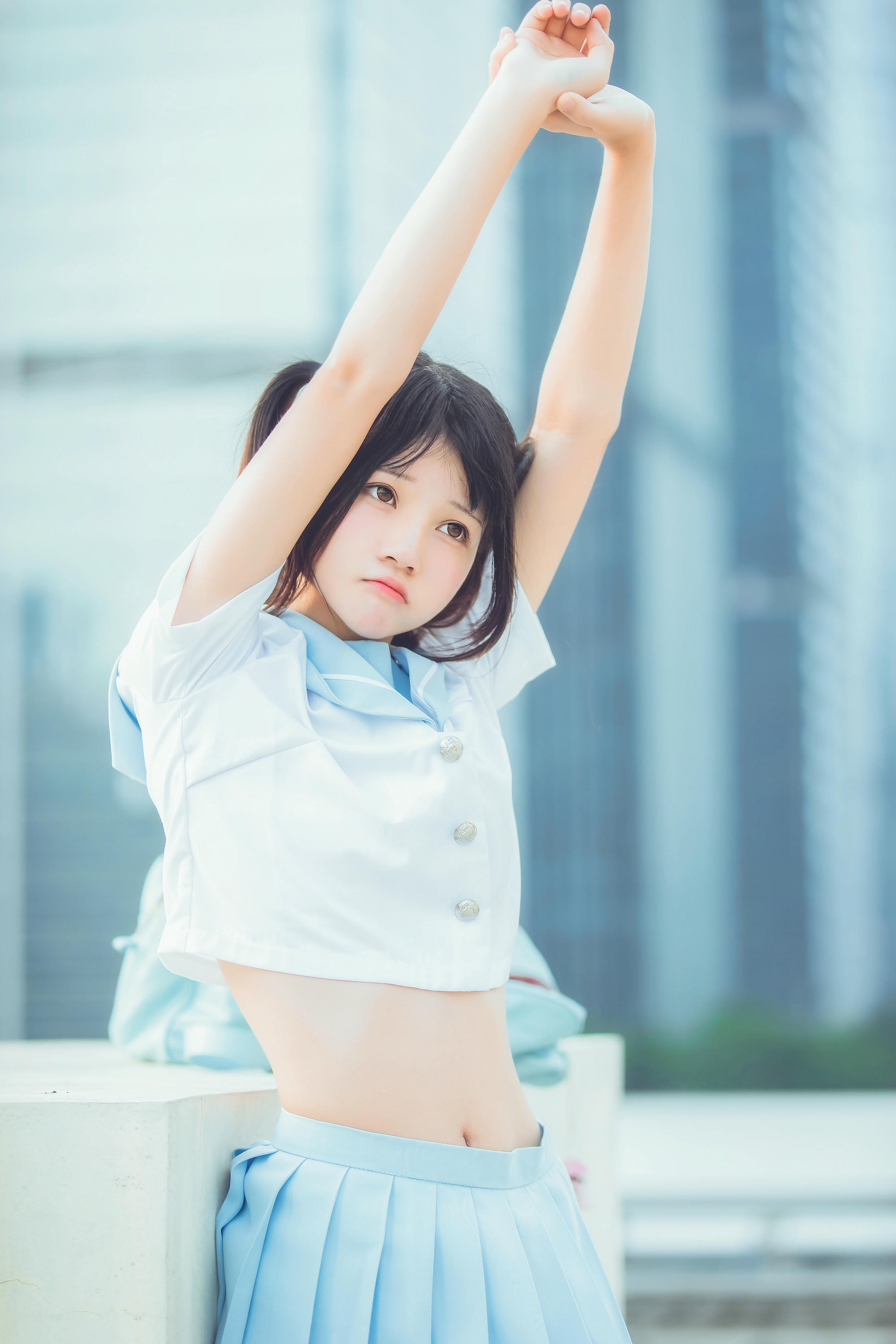 桜桃喵 NO.102 少女 [66P-1.06GB]-微风轻轻起_第1集