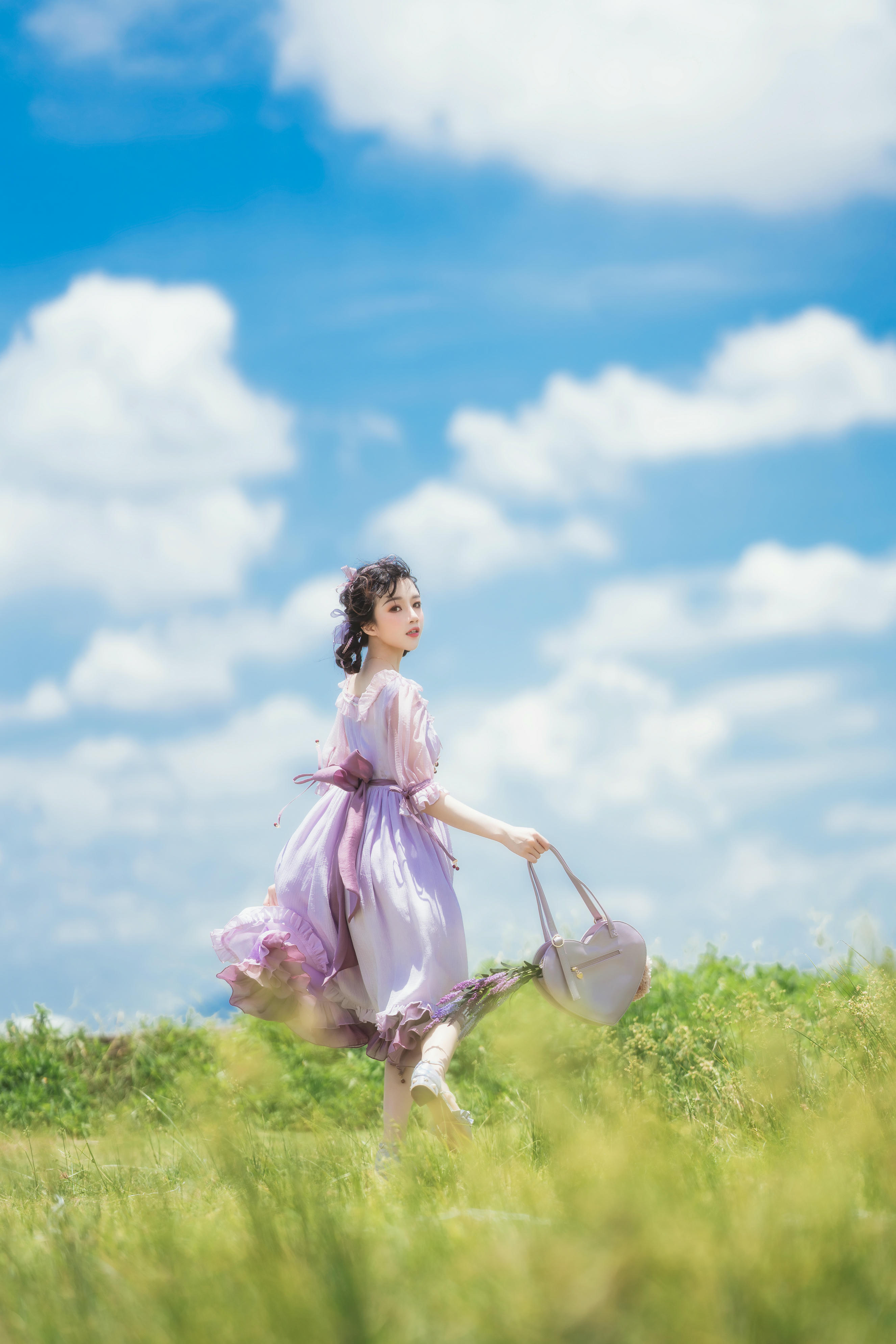 桜桃喵 NO.102 少女 [66P-1.06GB]-紫萱_第1集