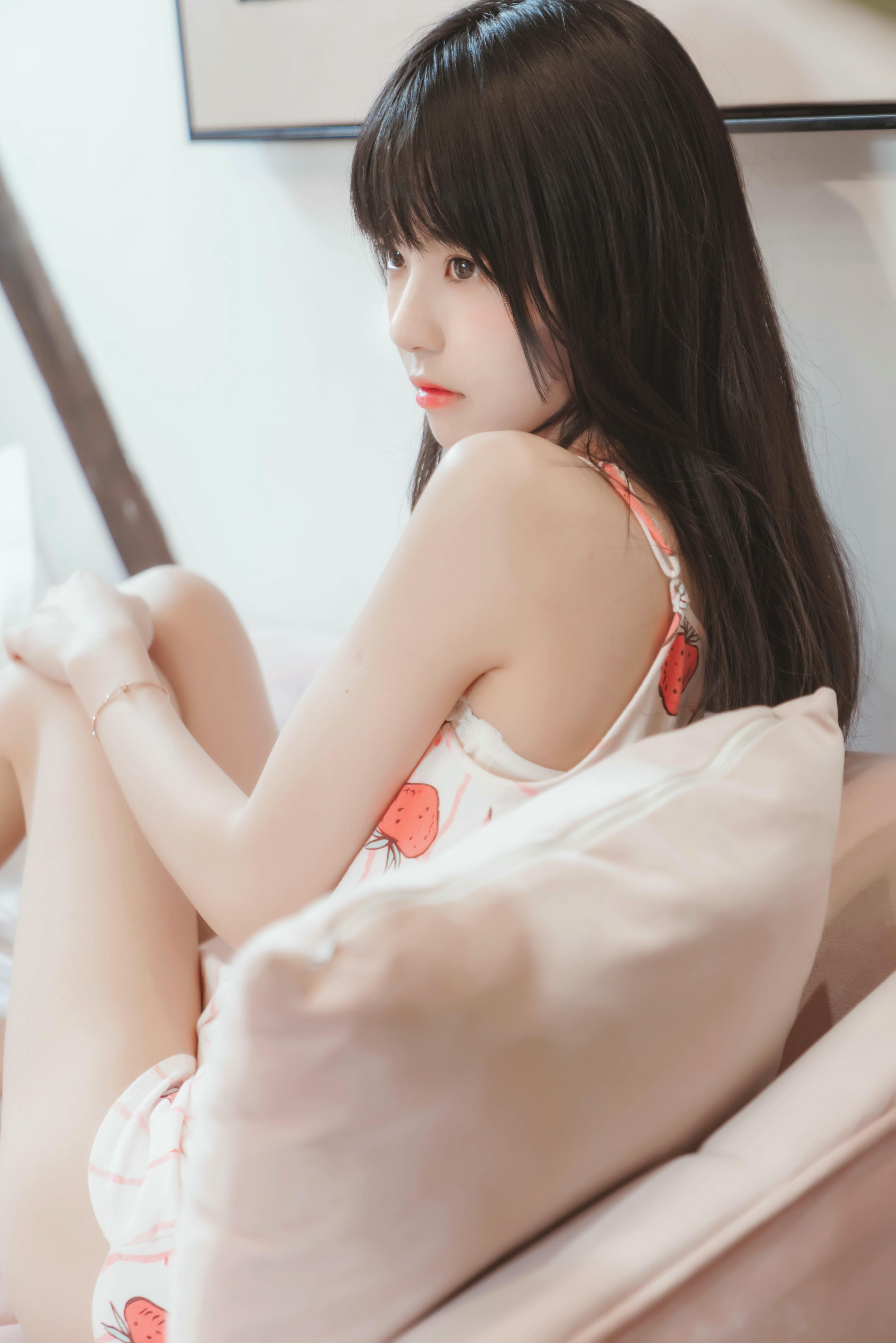 桜桃喵 NO.103 甜甜 [53P-837MB]-唇边小草莓_第1集