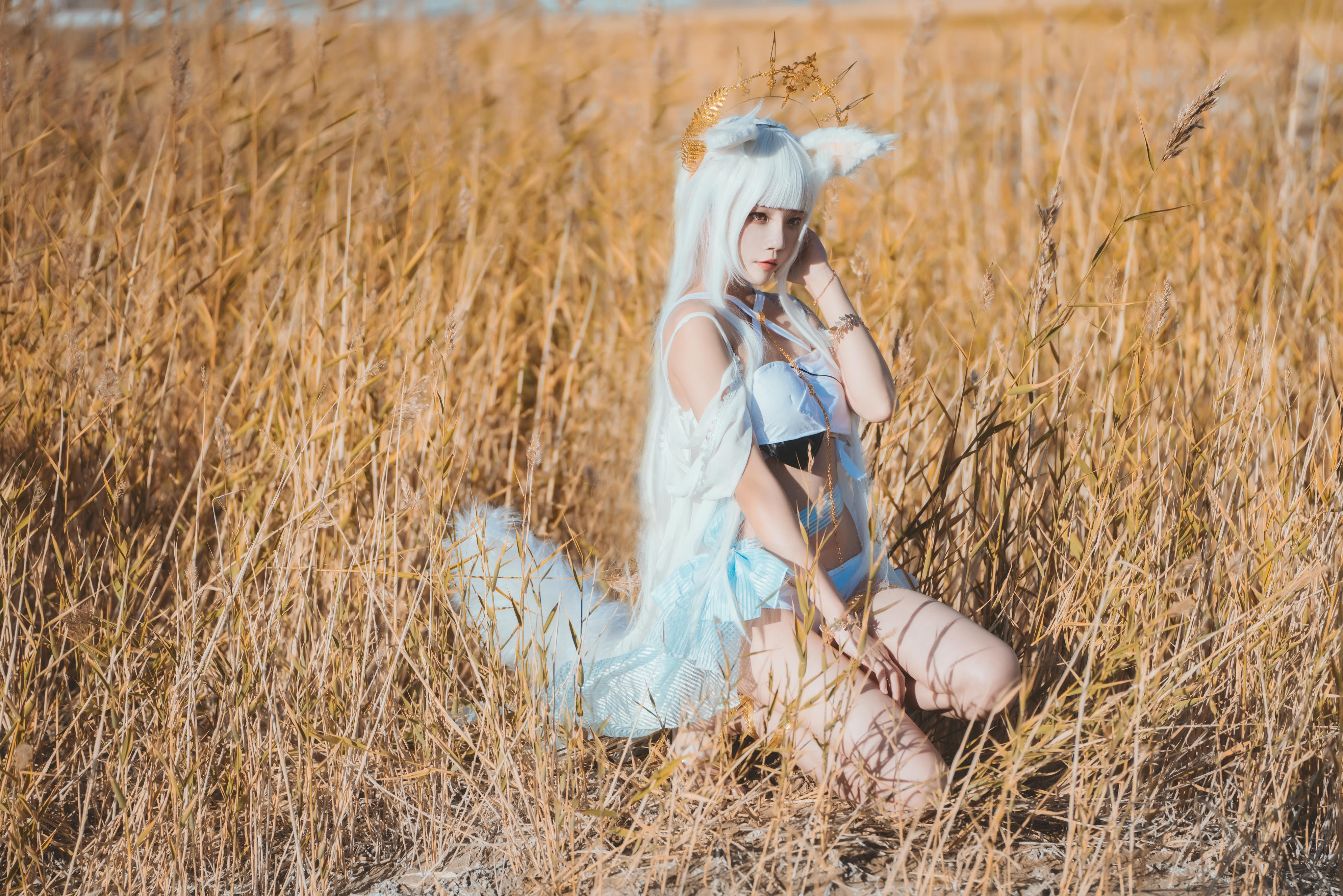 桜桃喵 NO.104 明日方舟 白金 [33P-778MB]_第1集