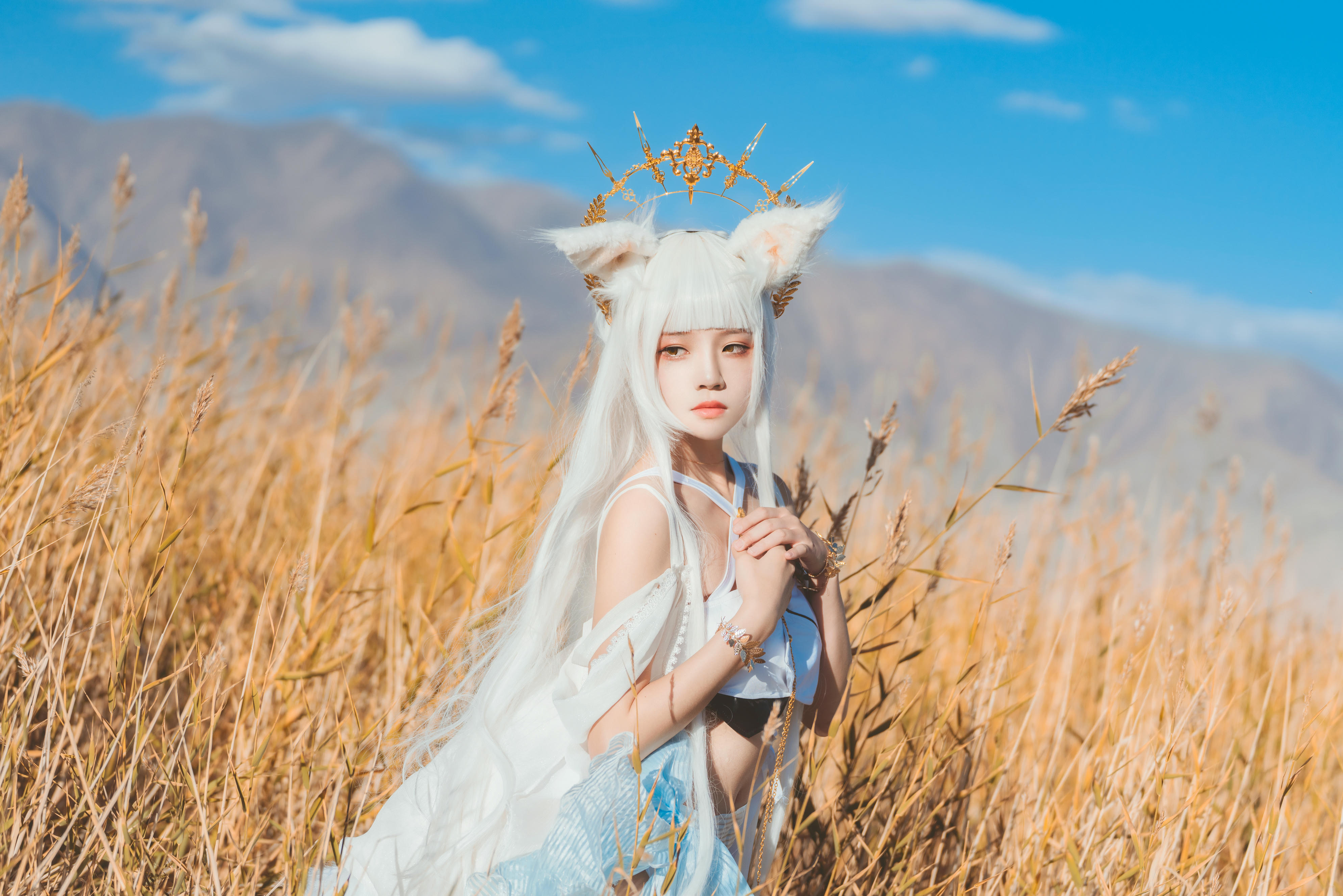 桜桃喵 NO.104 明日方舟 白金 [33P-778MB]_第1集