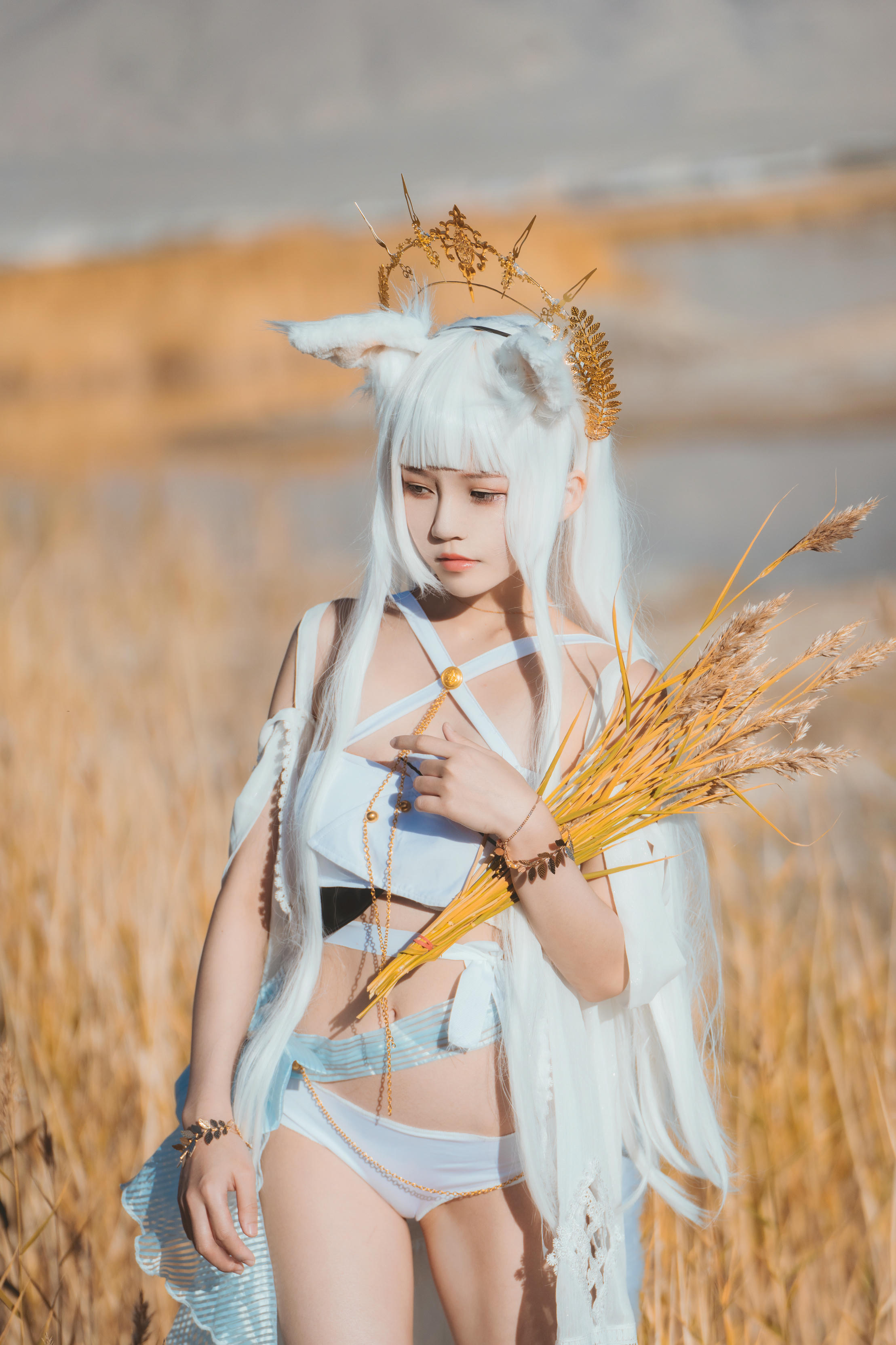 桜桃喵 NO.104 明日方舟 白金 [33P-778MB]_第1集