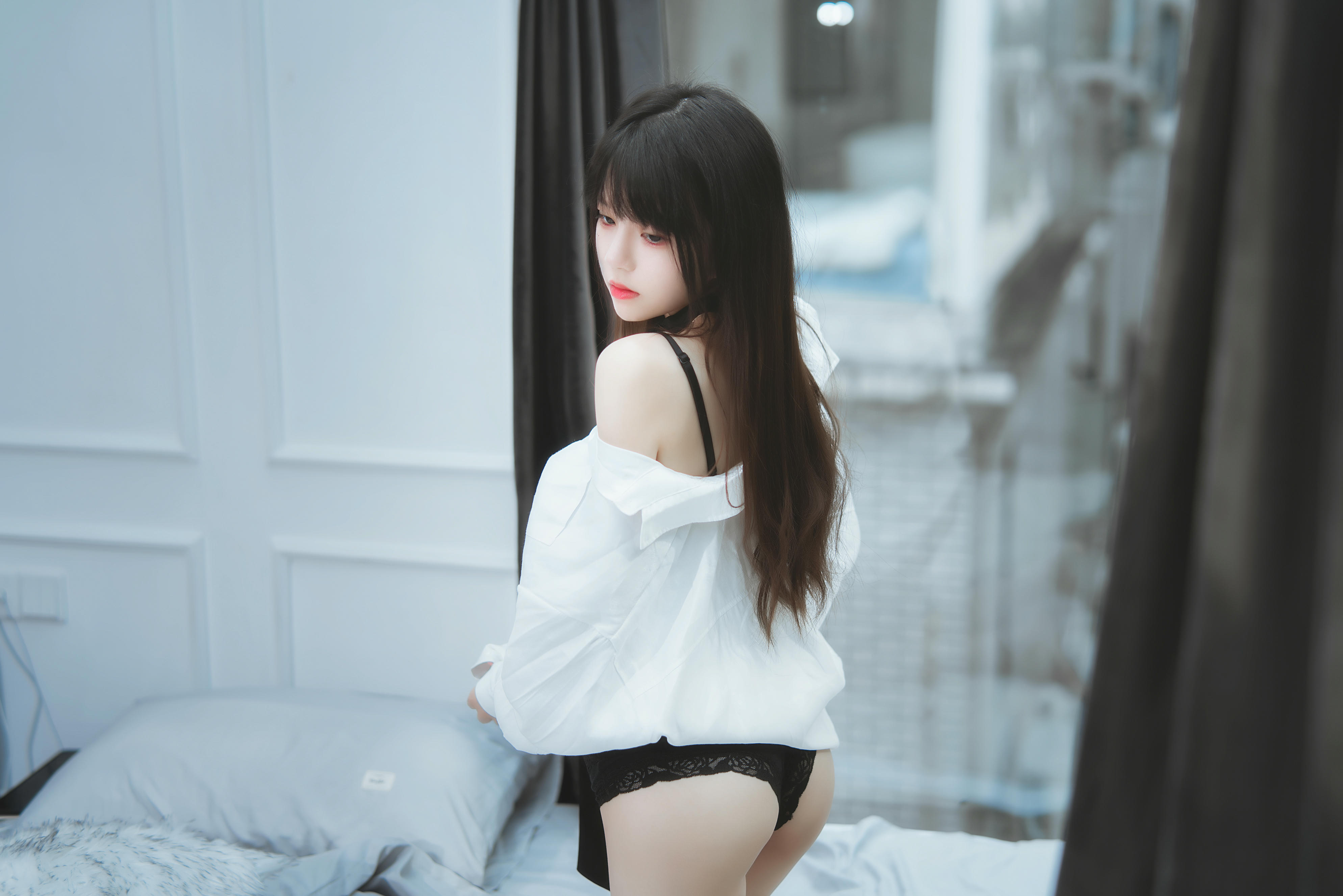 桜桃喵 NO.125 狼来了01 [72P 1.30GB]_第1集