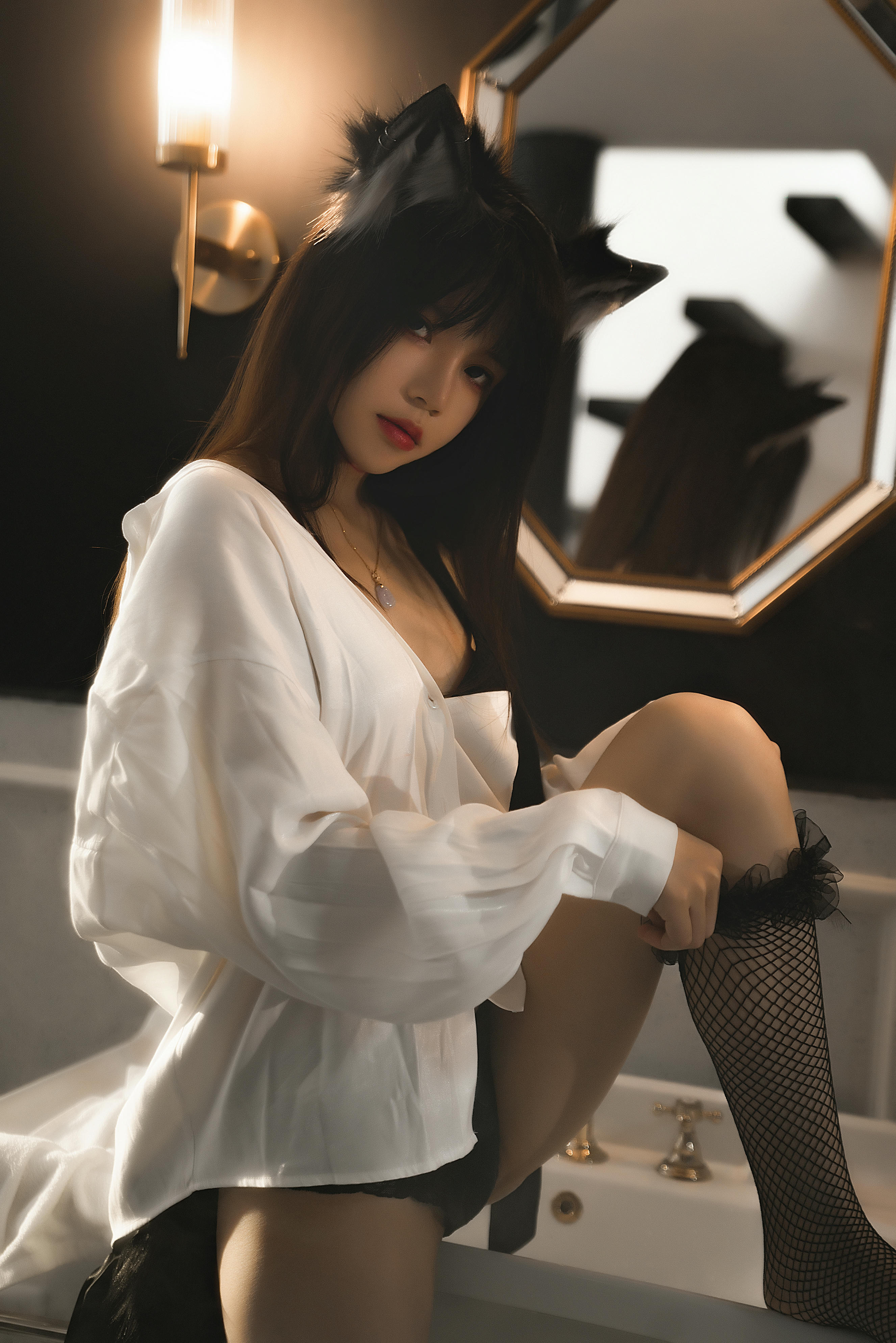 桜桃喵 NO.126 狼来了02 [43P 1.14GB]_第1集