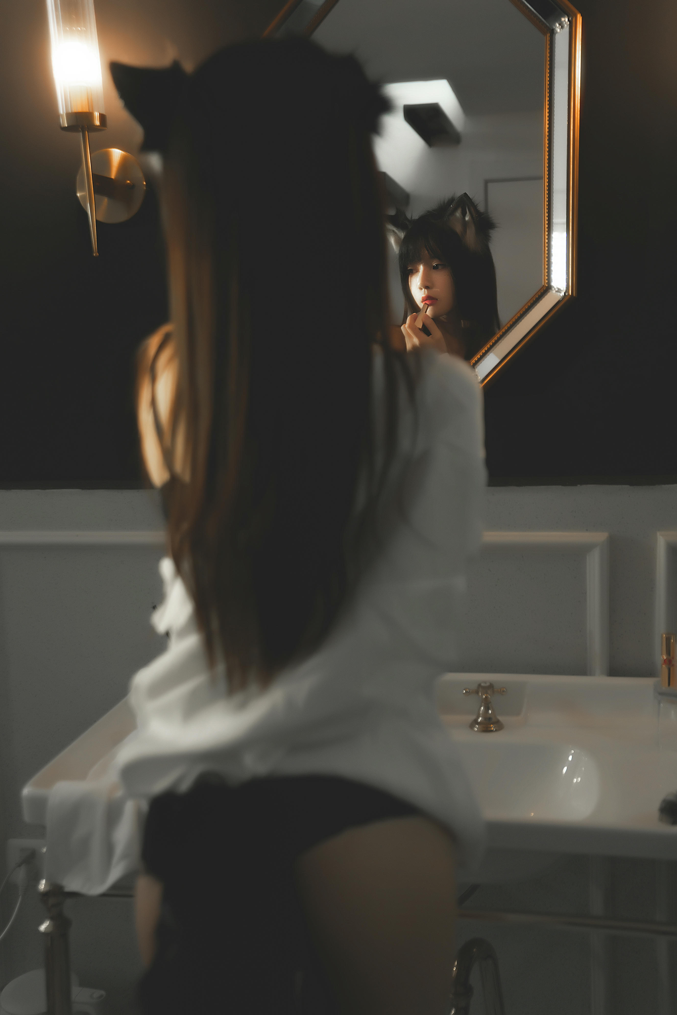 桜桃喵 NO.126 狼来了02 [43P 1.14GB]_第1集