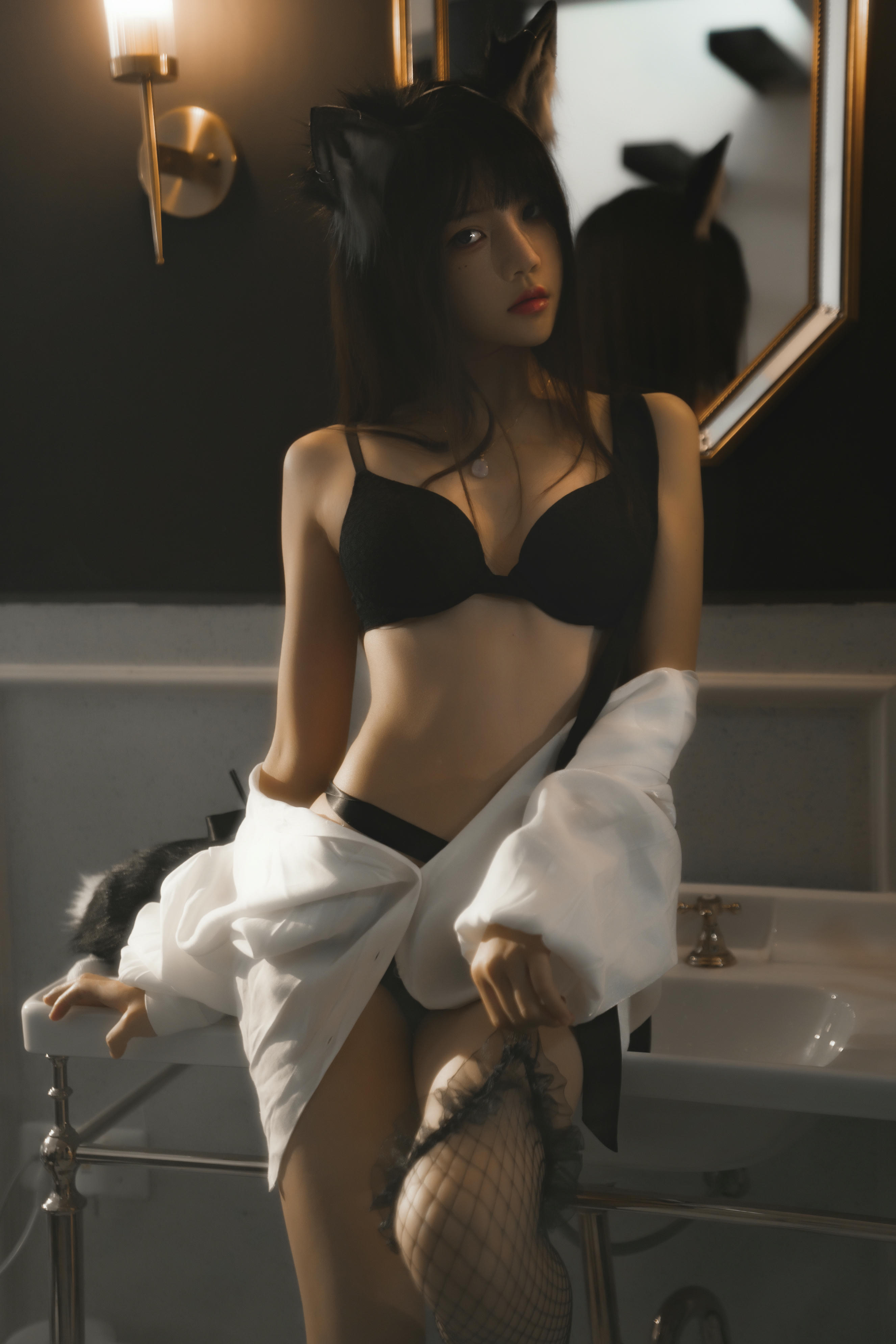 桜桃喵 NO.126 狼来了02 [43P 1.14GB]_第2集