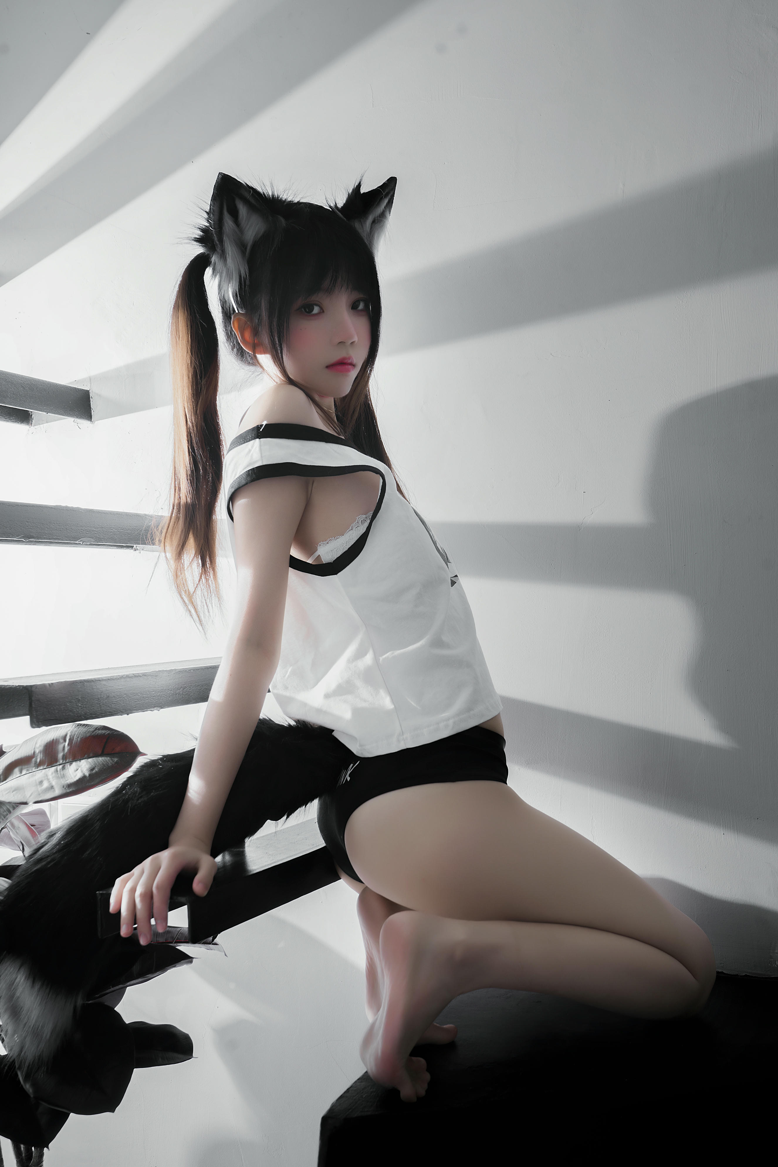 桜桃喵 NO.127 狼崽崽 [60P 1.05GB]_第2集