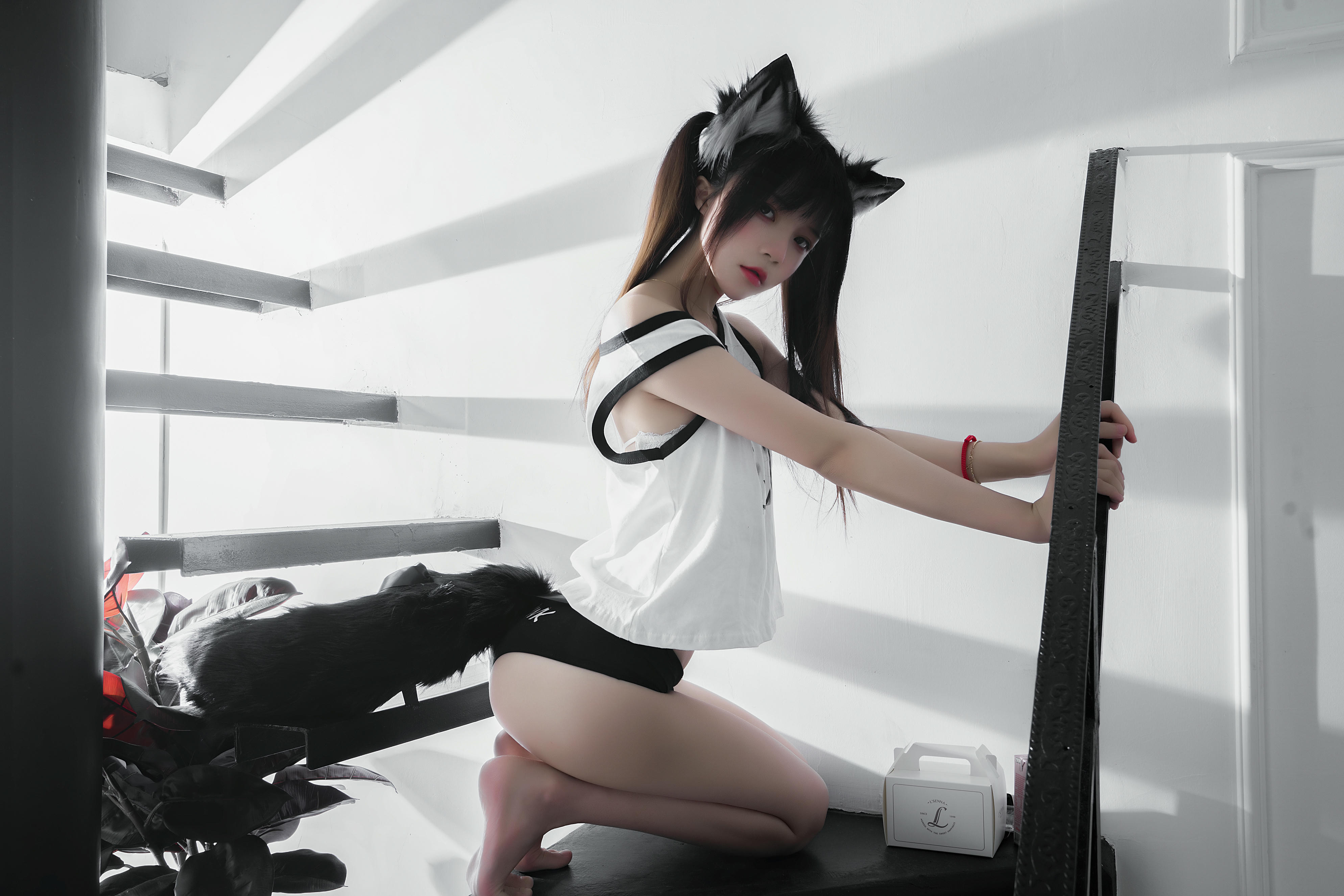 桜桃喵 NO.127 狼崽崽 [60P 1.05GB]_第2集