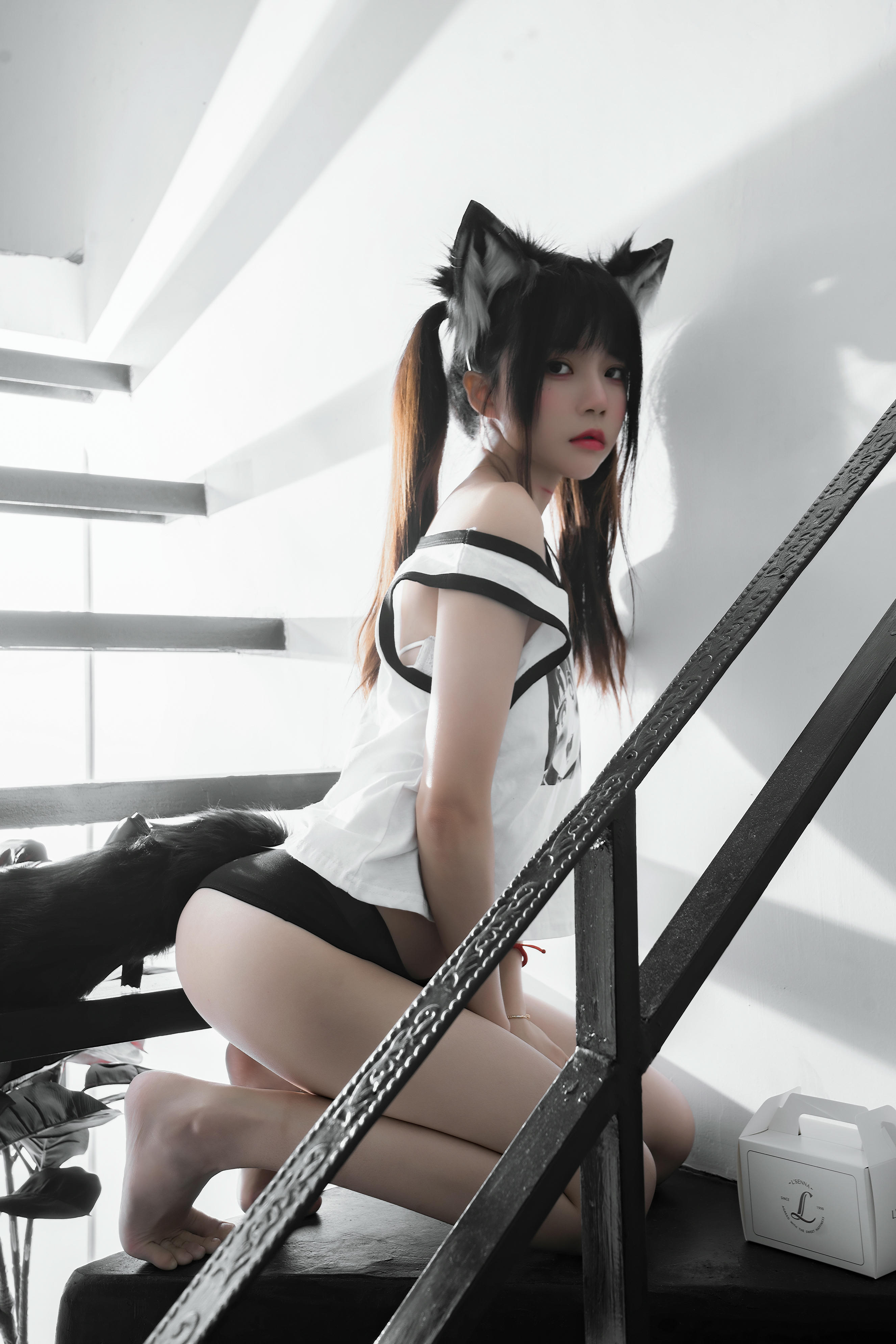 桜桃喵 NO.127 狼崽崽 [60P 1.05GB]_第2集