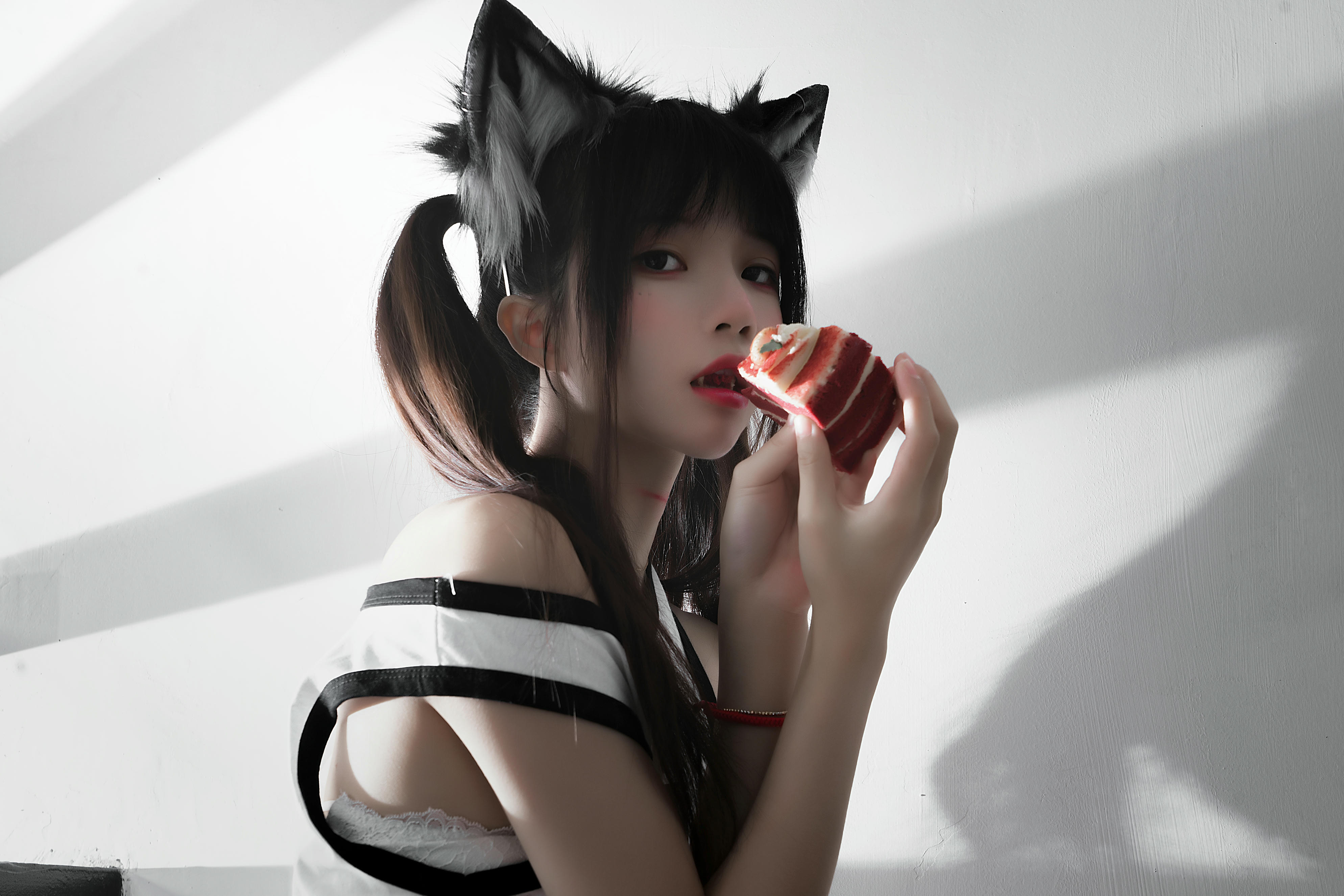 桜桃喵 NO.127 狼崽崽 [60P 1.05GB]_第2集