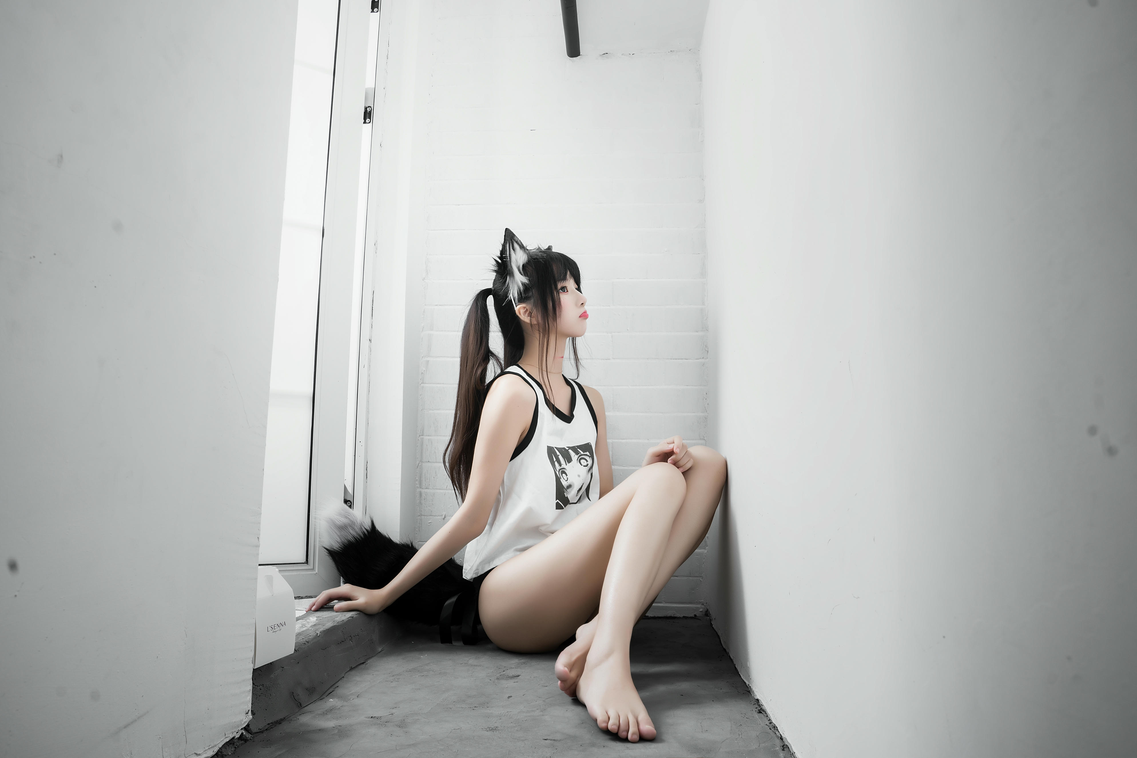 桜桃喵 NO.127 狼崽崽 [60P 1.05GB]_第1集