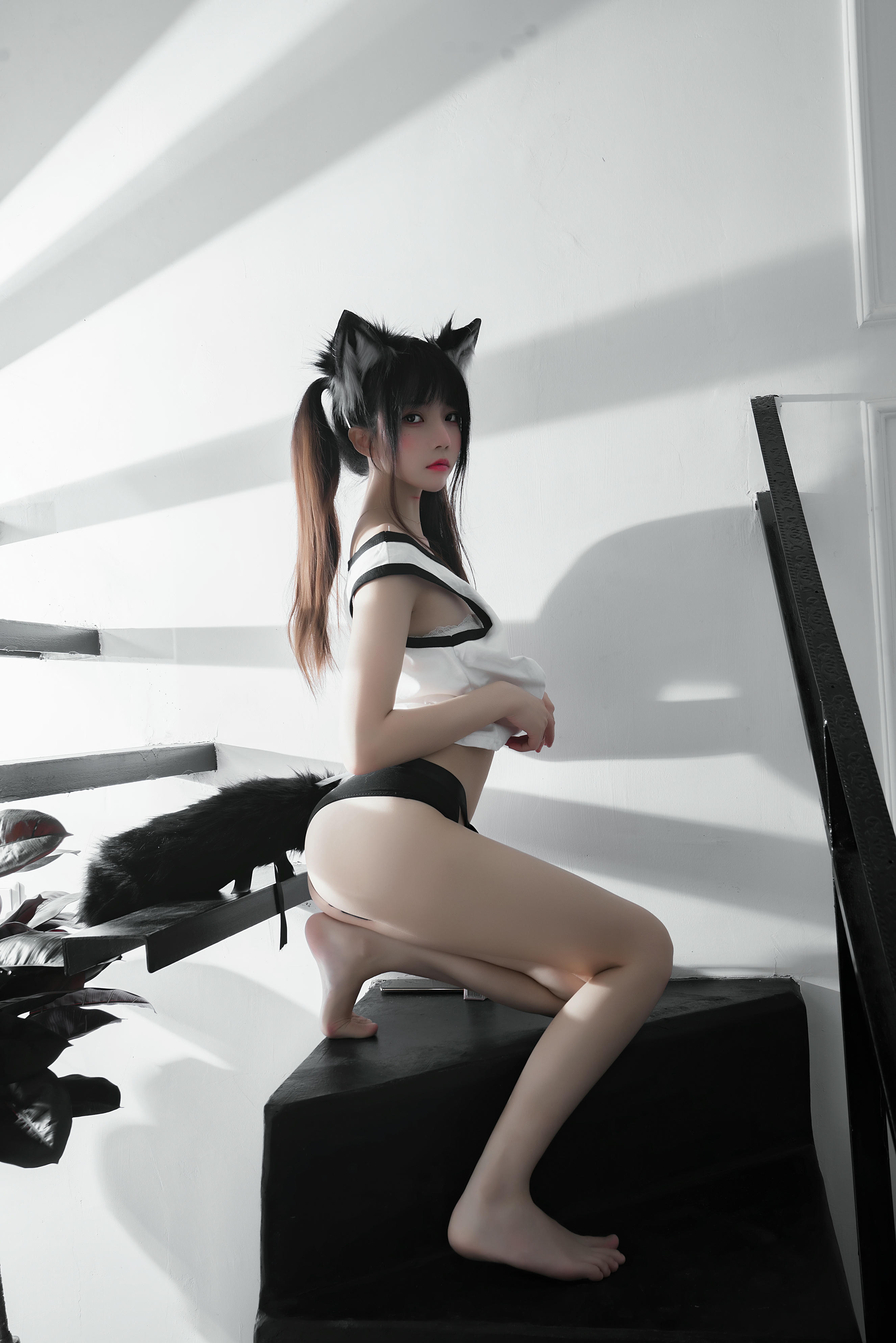 桜桃喵 NO.127 狼崽崽 [60P 1.05GB]_第3集