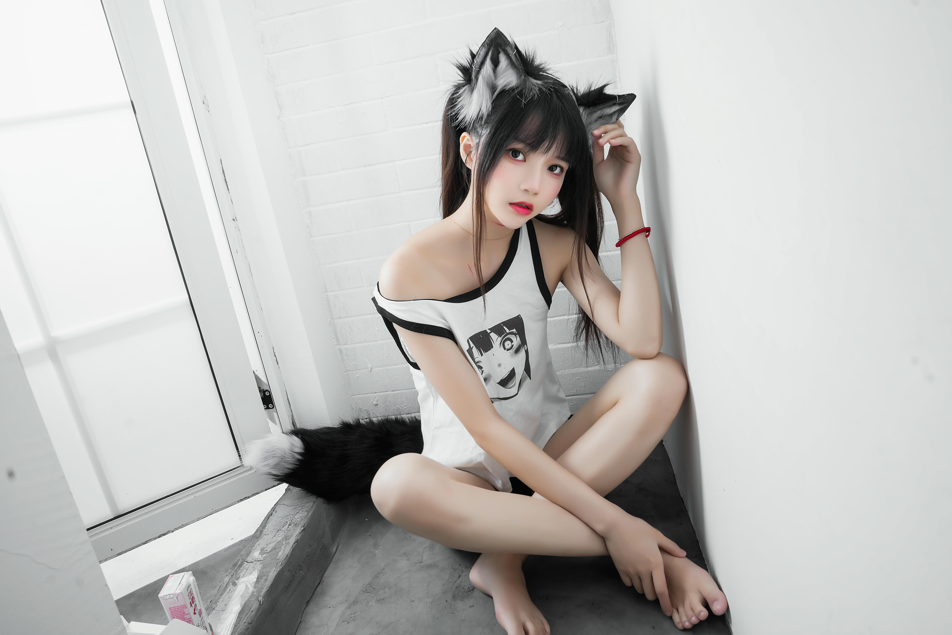 桜桃喵 NO.127 狼崽崽 [60P 1.05GB]_第1集