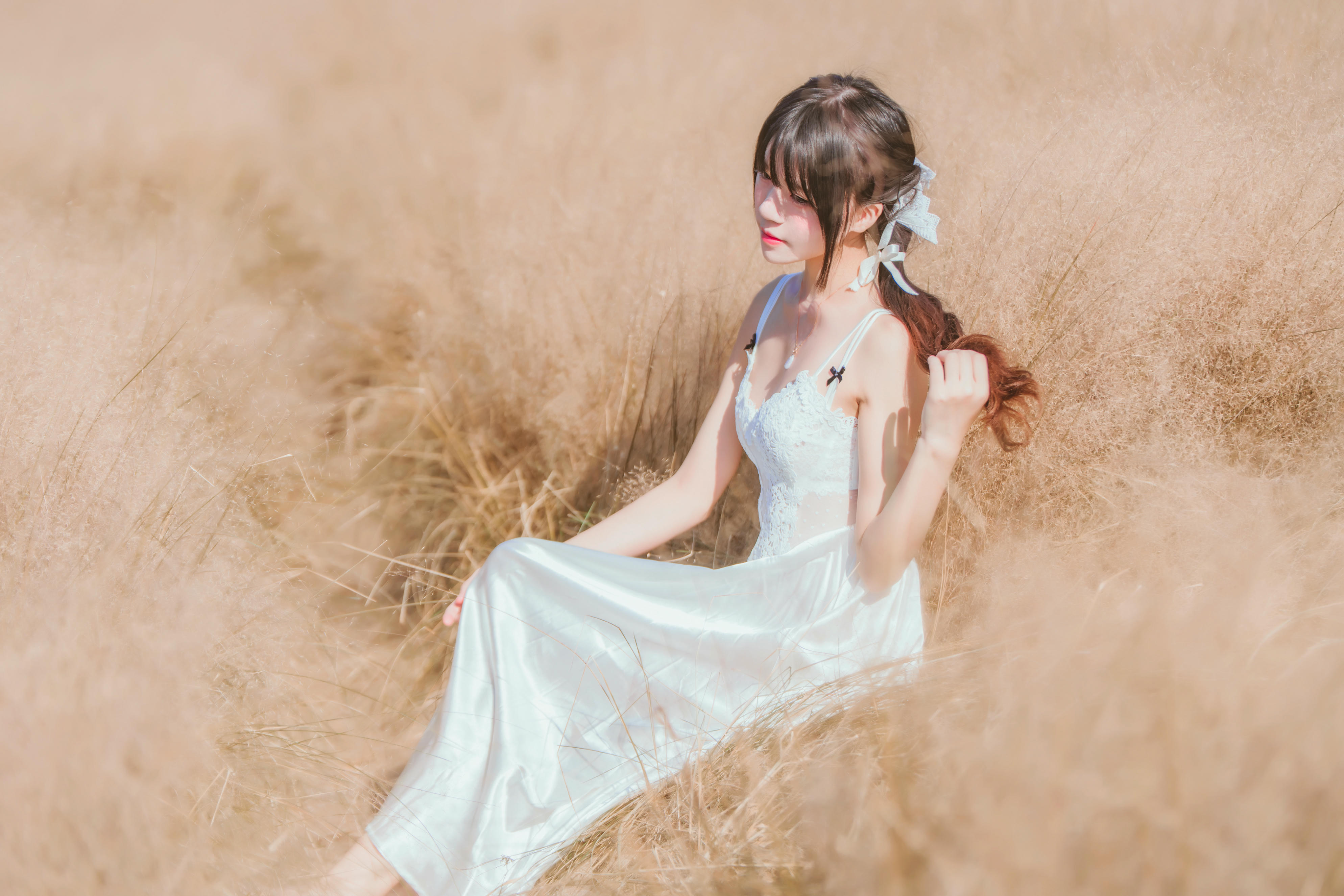 桜桃喵 NO.014 冬眠 白裙上 [48P-674MB]_第1集