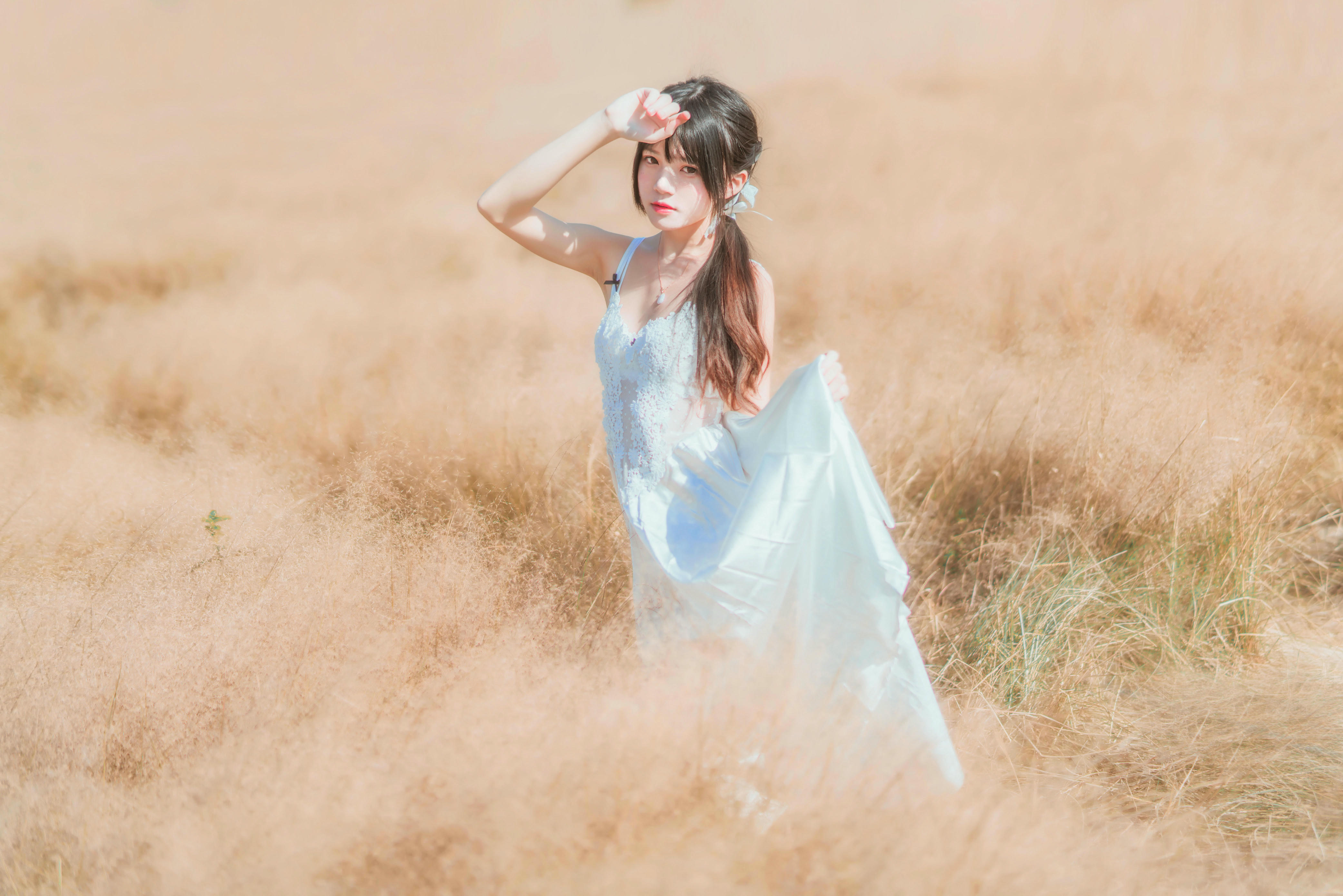 桜桃喵 NO.014 冬眠 白裙上 [48P-674MB]_第1集