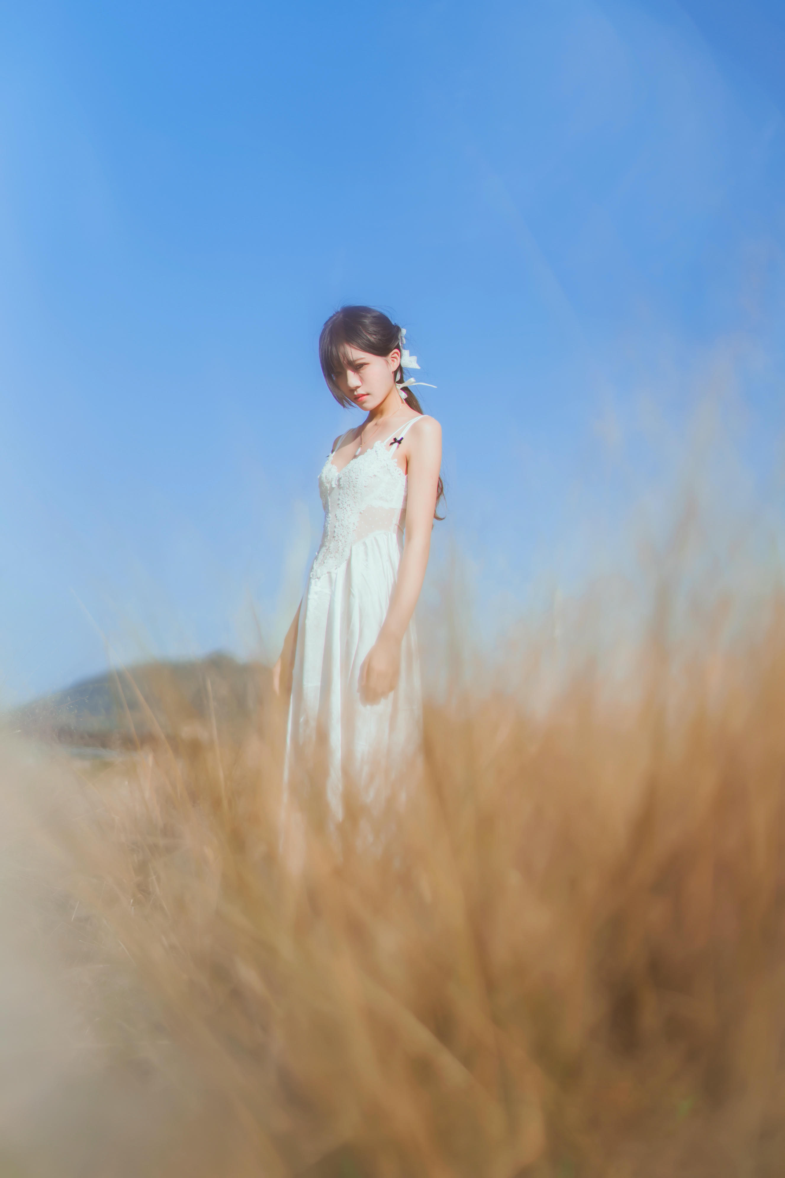 桜桃喵 NO.014 冬眠 白裙上 [48P-674MB]_第2集