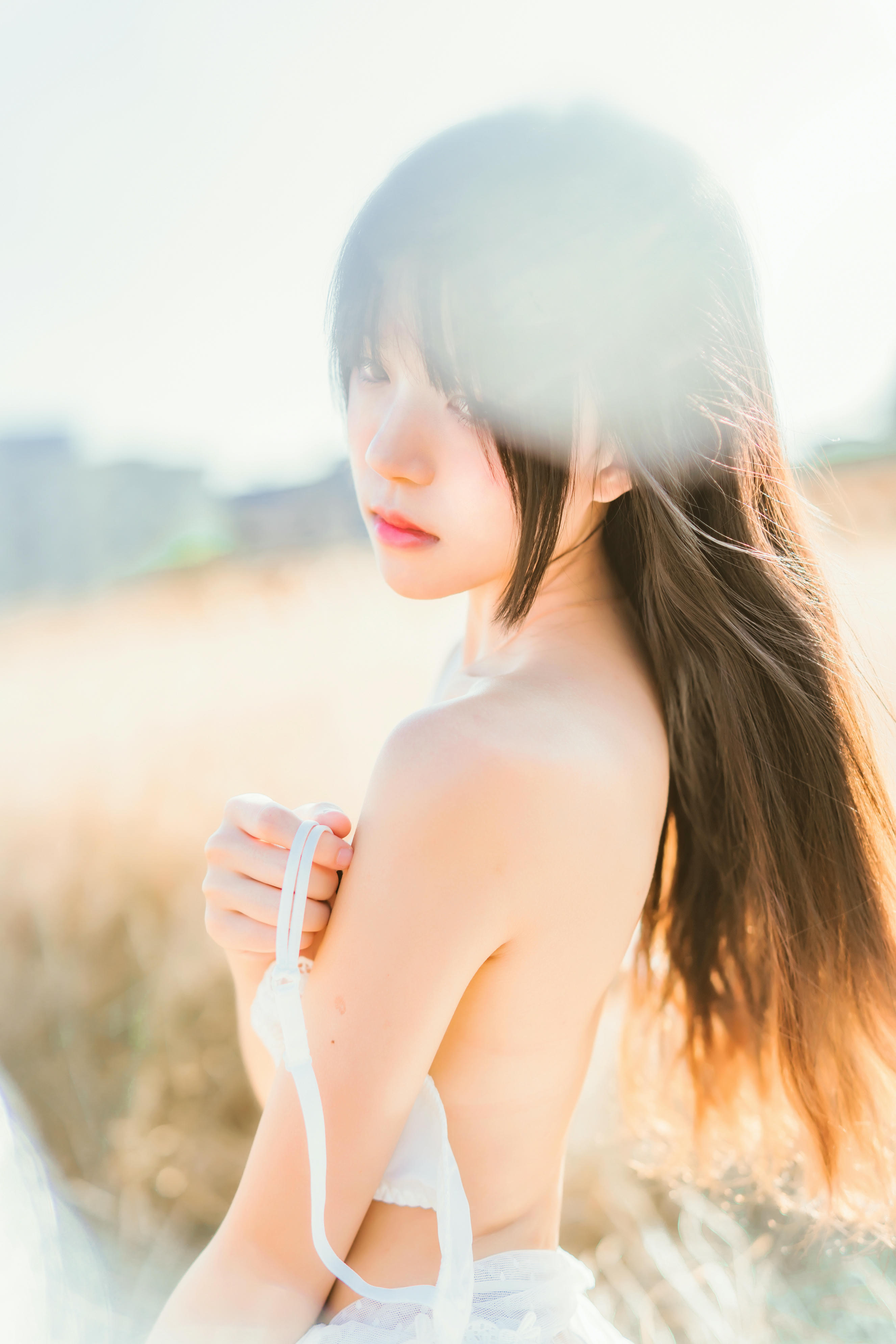 桜桃喵 NO.014 冬眠 白裙上 [48P-674MB]_第3集